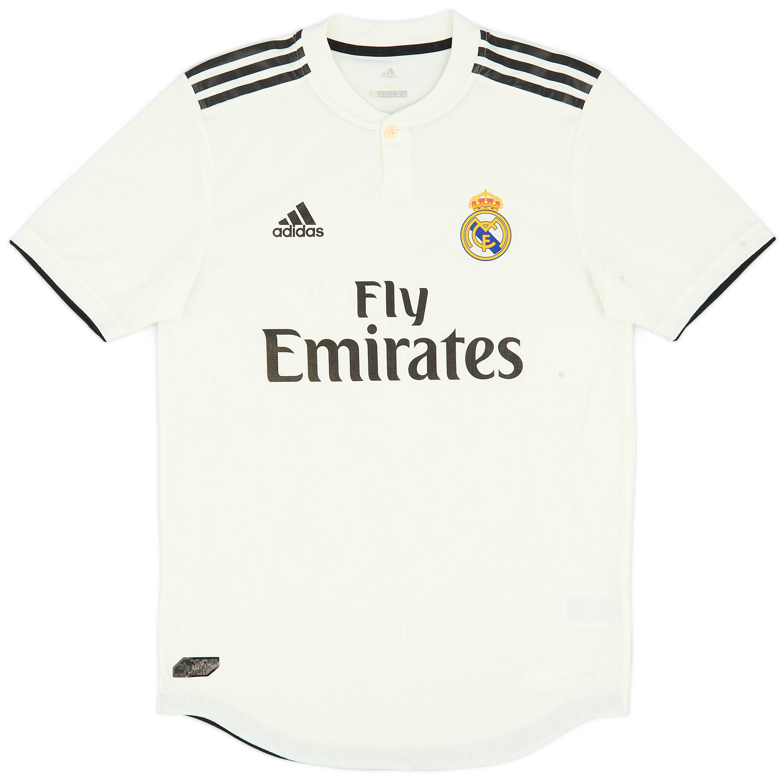 2018-19 Real Madrid Authentic Home Shirt - 5/10 - (M)