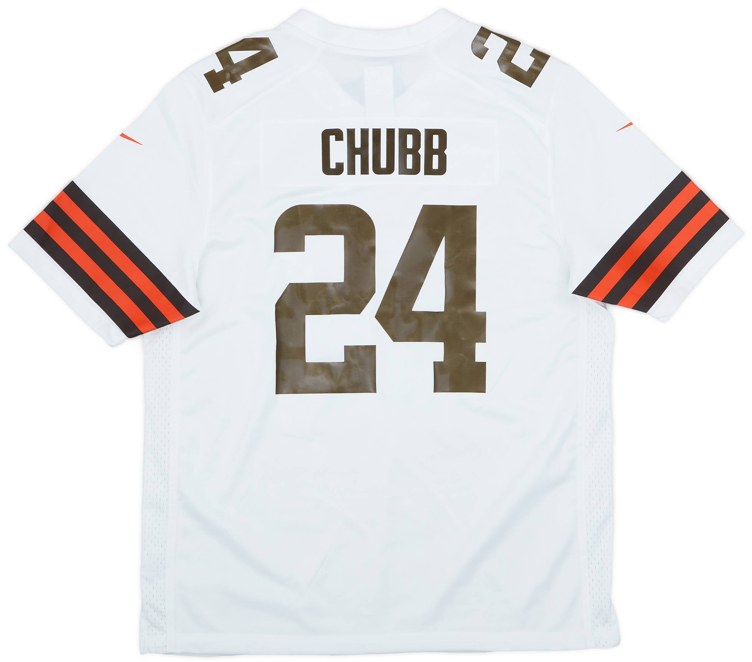 2020 24 Cleveland Browns Chubb 24 Nike Game Away Jersey L