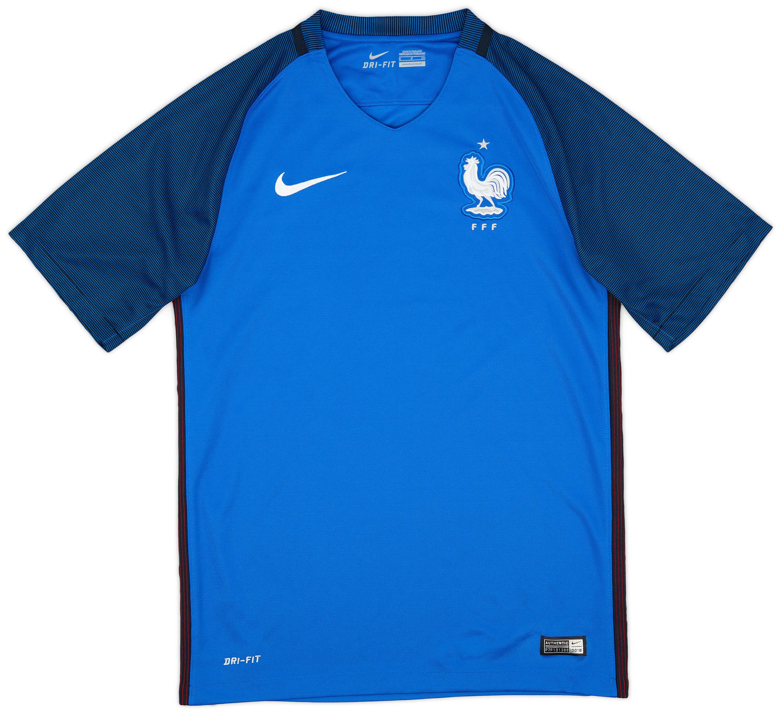 2016-17 France Home Shirt - 9/10 - (S)