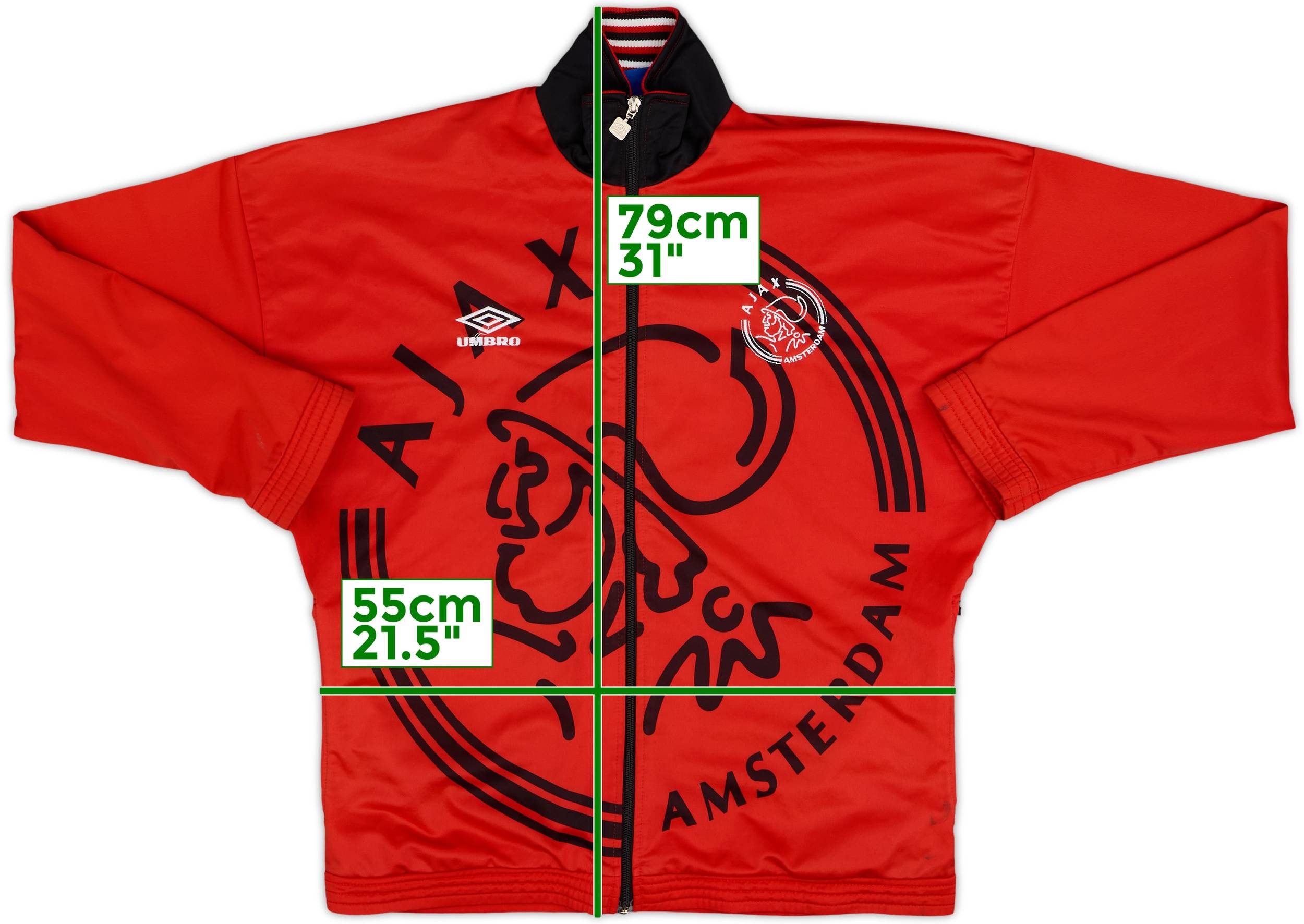 UMBRO　1995〜96 アヤックス　ハーフジップ　ジャケット UMBRO 1995〜96 アヤックス ハーフジップ ジャケット