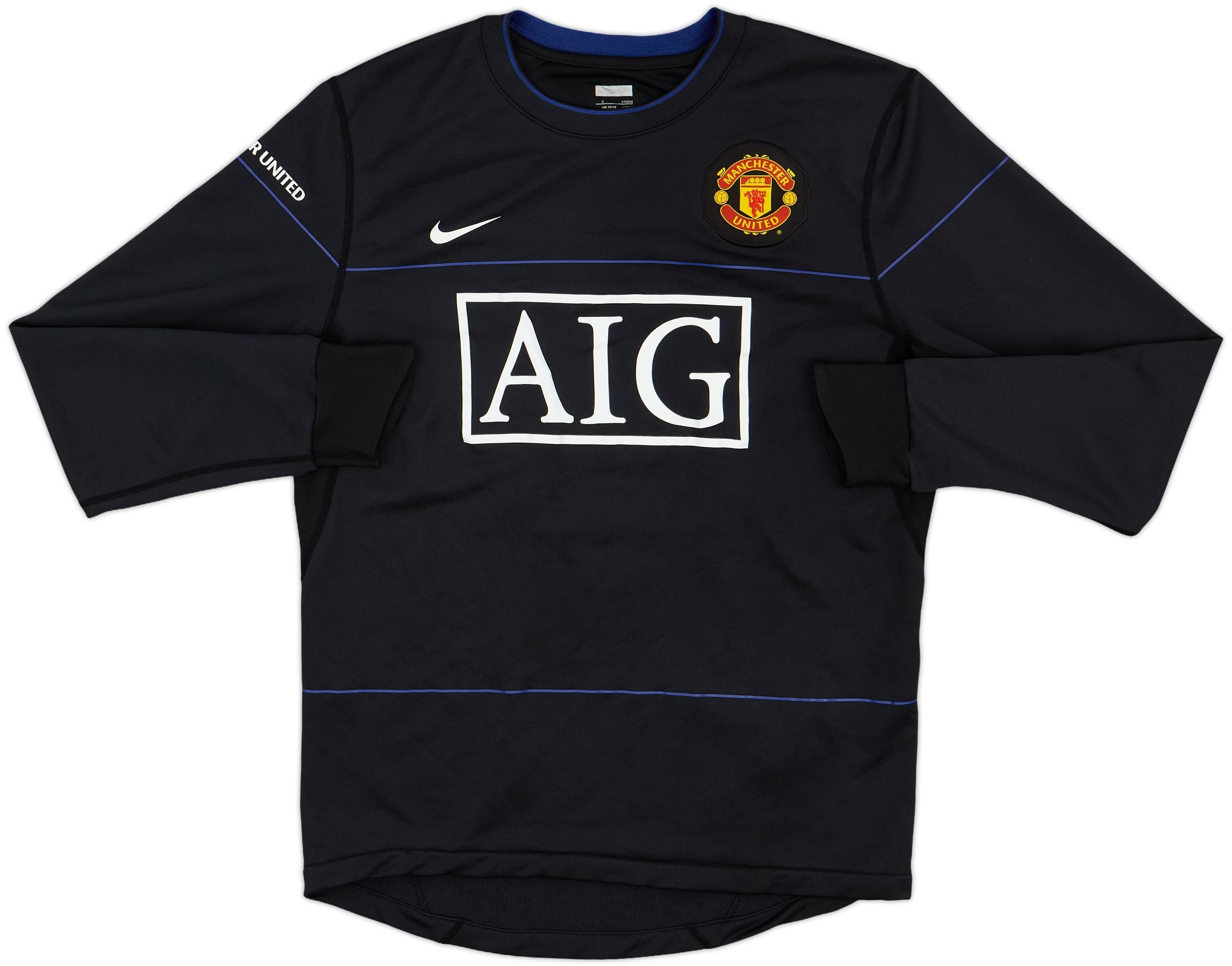 2008-09 Manchester United Nike Sweat Top - 9/10 - (S)
