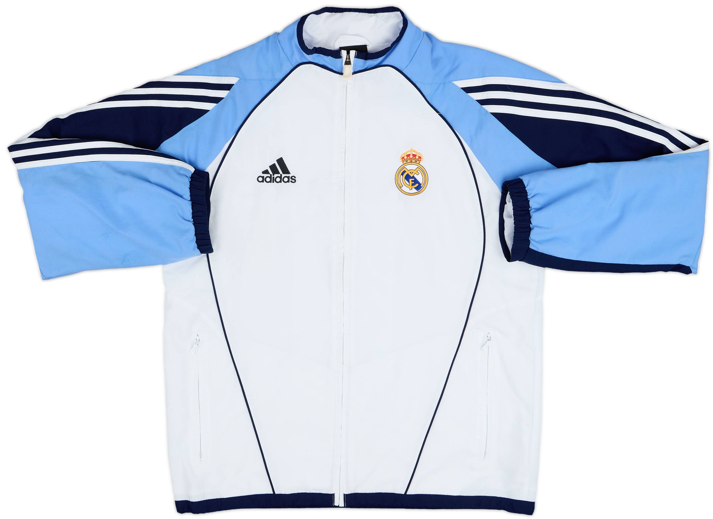 【ADIDAS/アディダス】 REAL MADRID TRACK ジャケット 2001-02 Real Madrid adidas Track Jacket - 7/10 - (M/L)