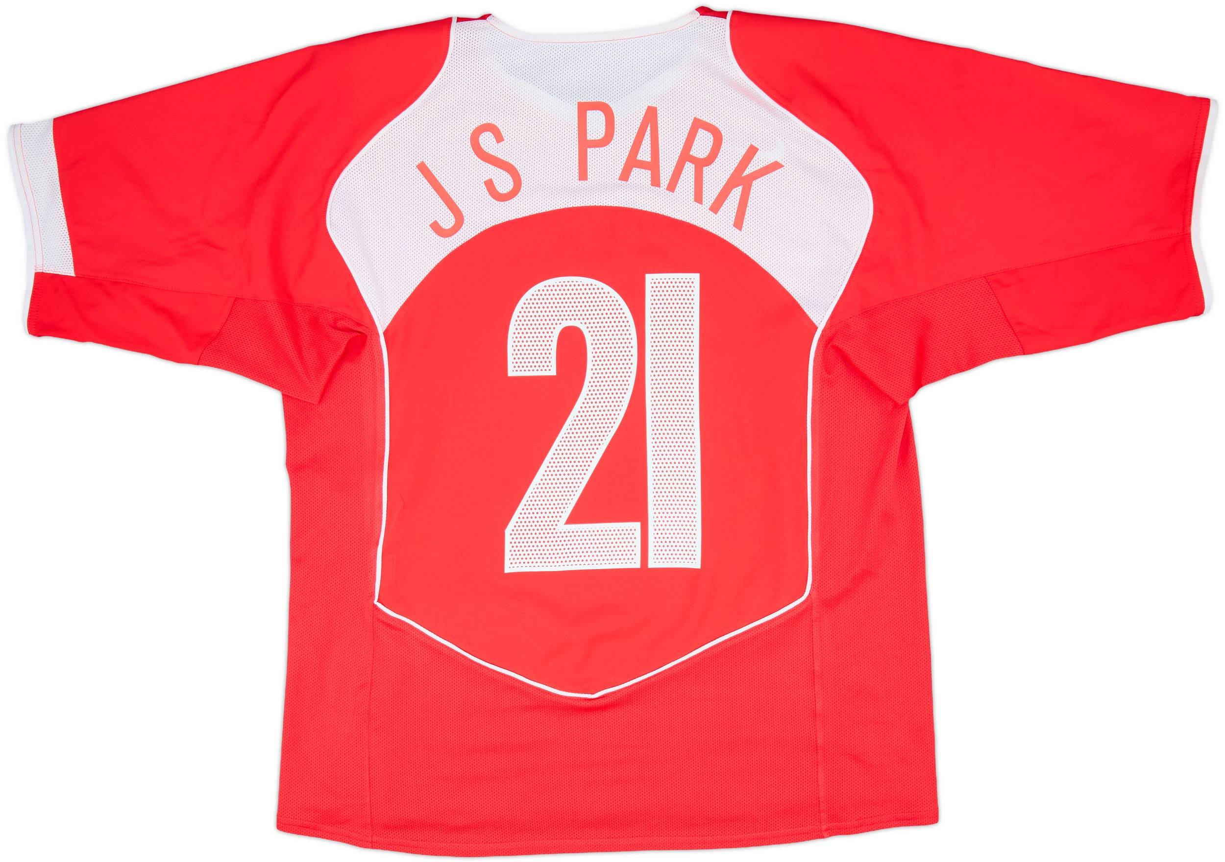 2004-06 South Korea Home Shirt J S Park #21 - 8/10 - (L)