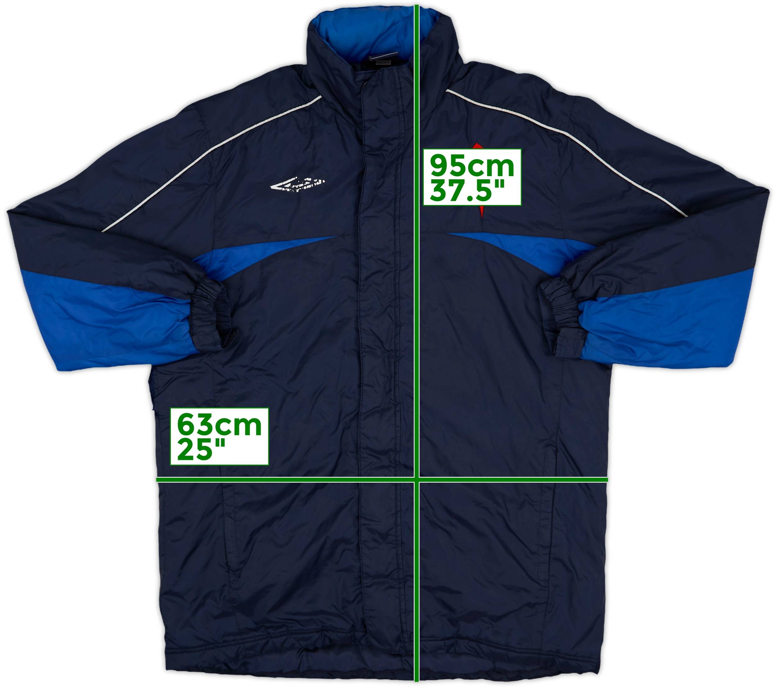 2004-06 Celta Vigo Umbro Padded Bench Coat - 5/10 - (M)