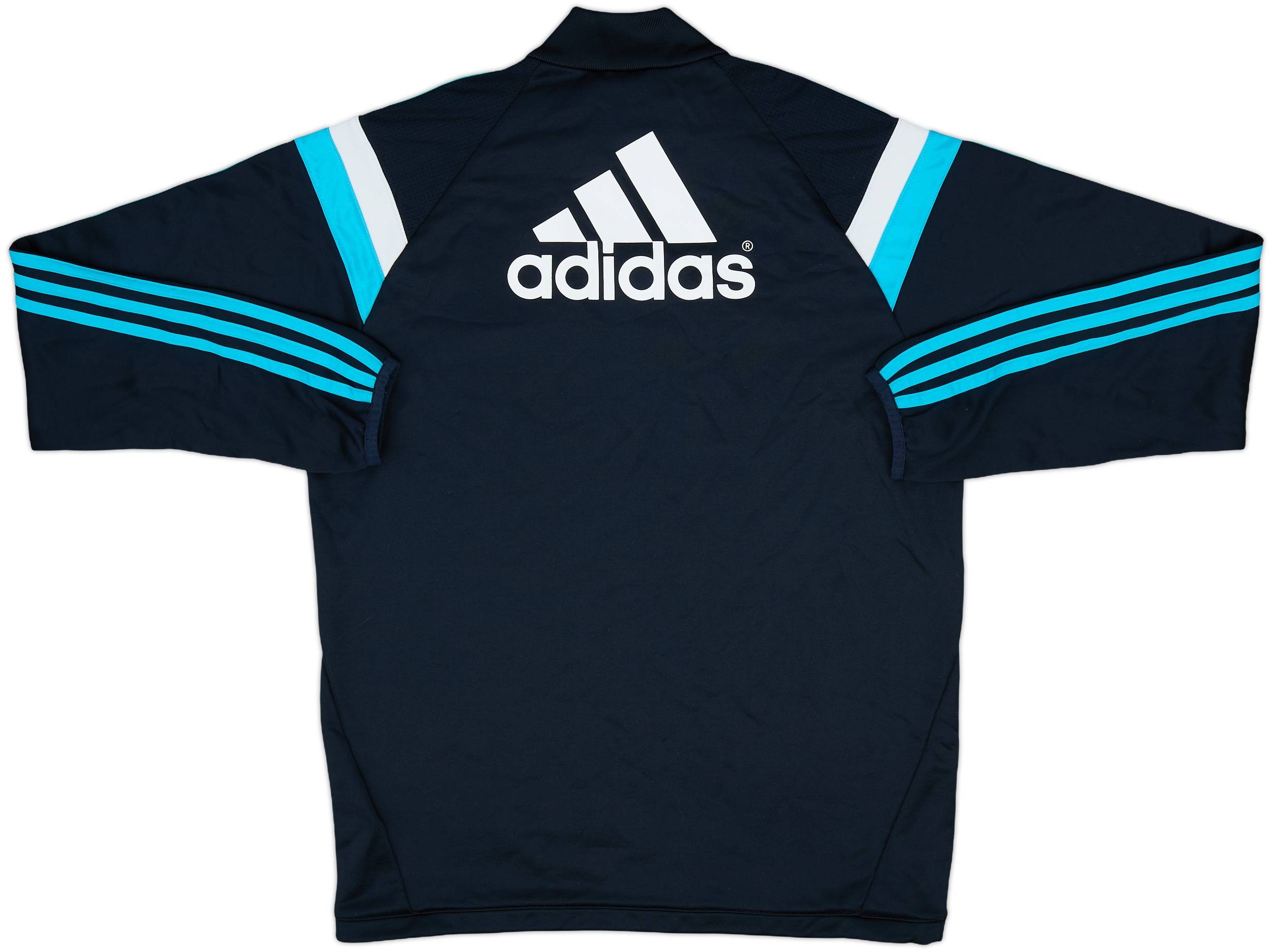 2014-15 Chelsea adidas 1/4 Zip Training Top - 8/10 - (M)