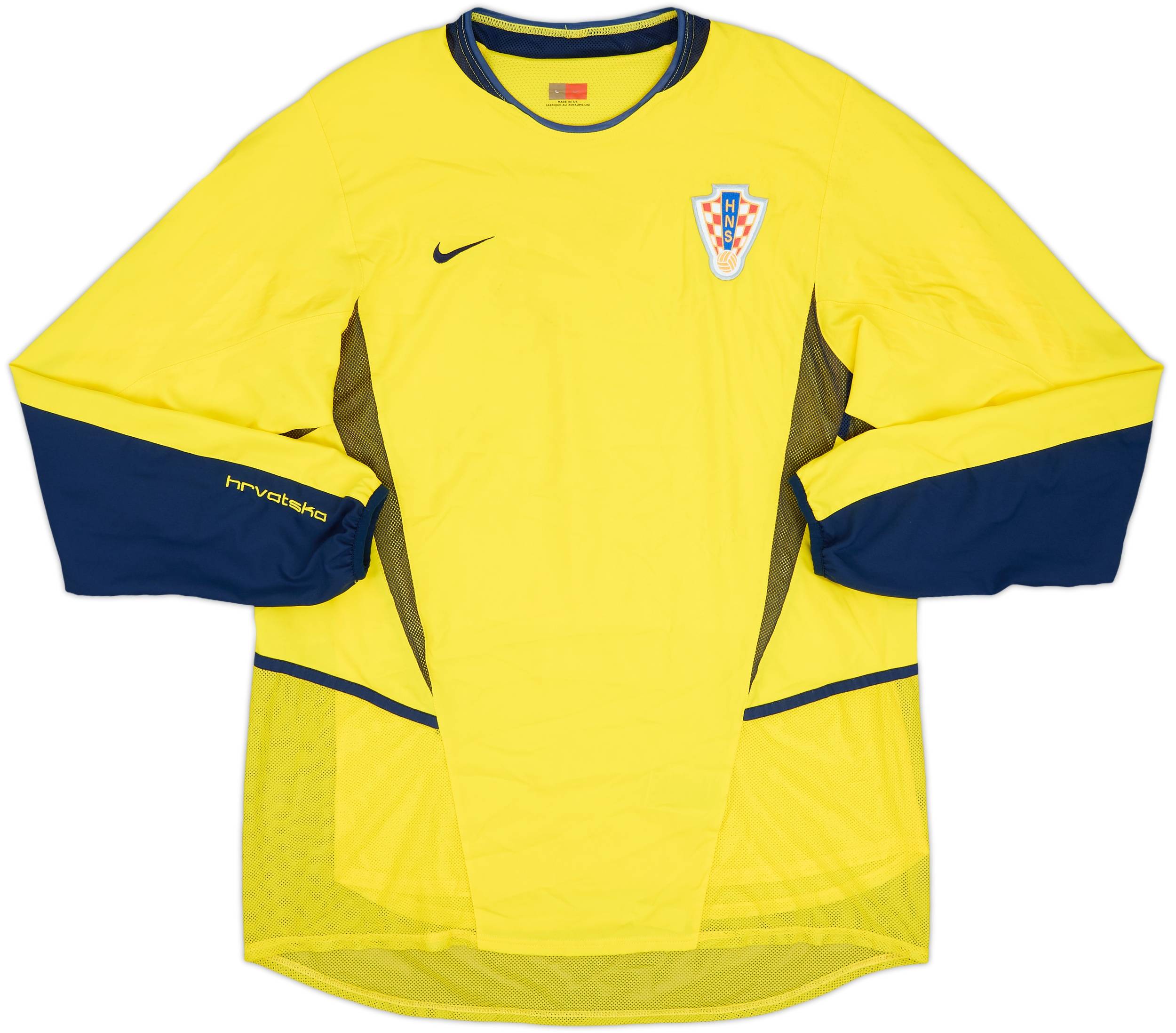 2002-03 Croatia Player Issue GK Shirt - 8/10 - (L)