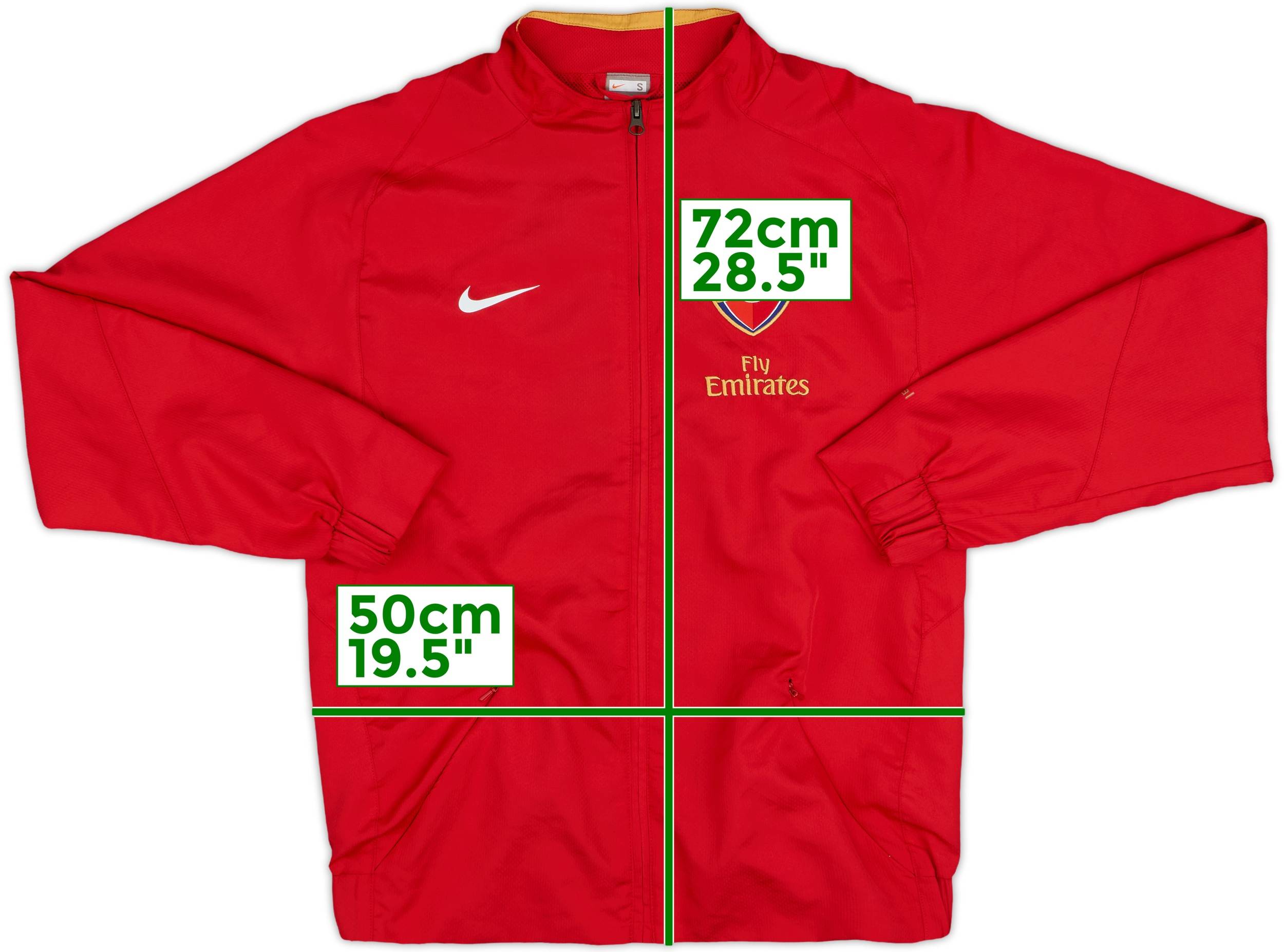 Nike Arsenal トラックジャケット2008〜9年 2008-09 Arsenal Nike Track Jacket - 10/10 - (S)
