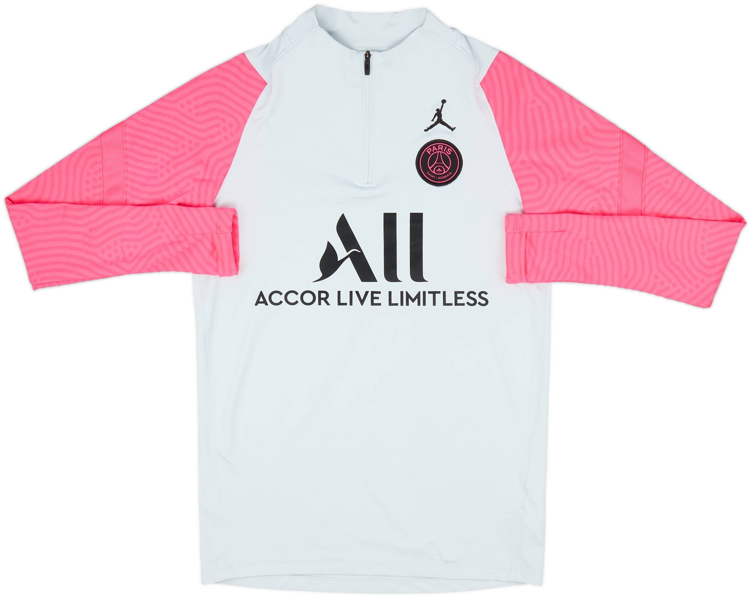 2020-21 Paris Saint-Germain x Air Jordan 1/4 Zip Drill Top