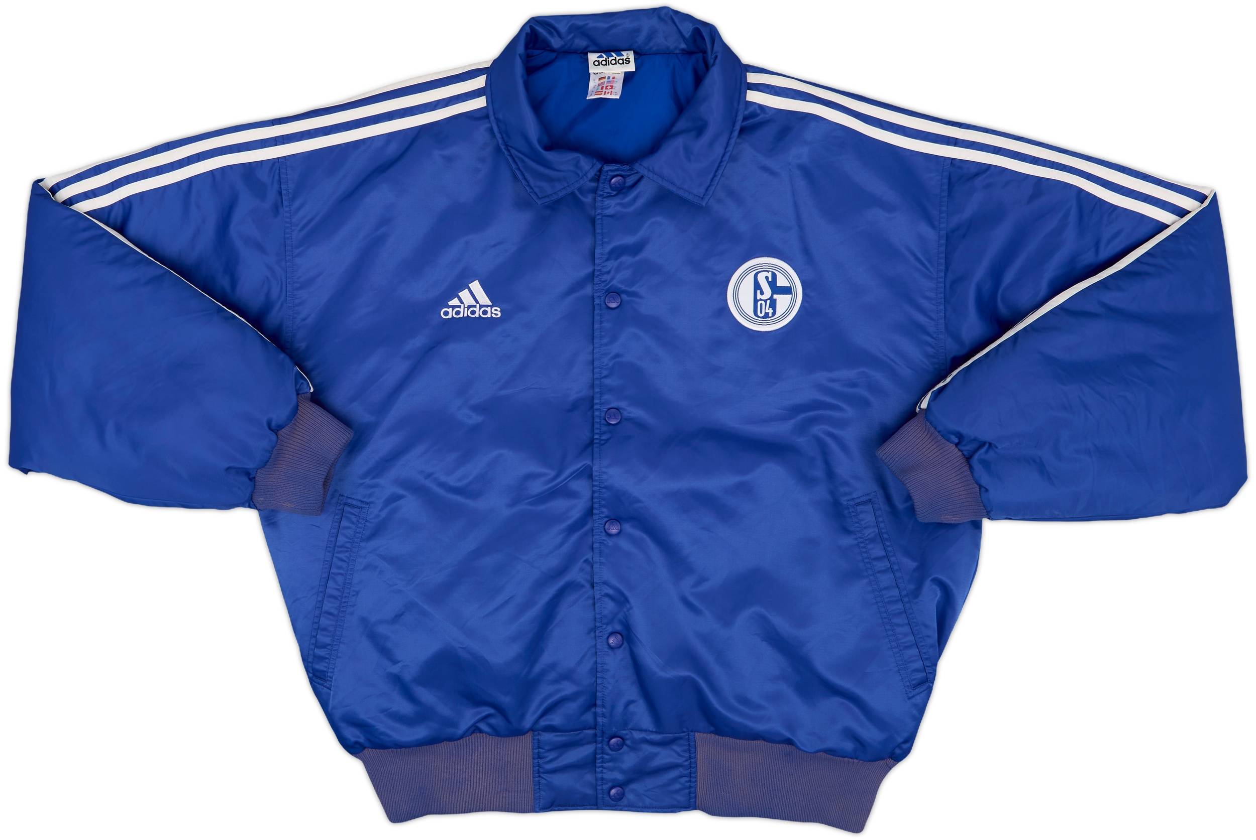 1999-00 Schalke adidas Bomber Jacket - 8/10 - (XL)