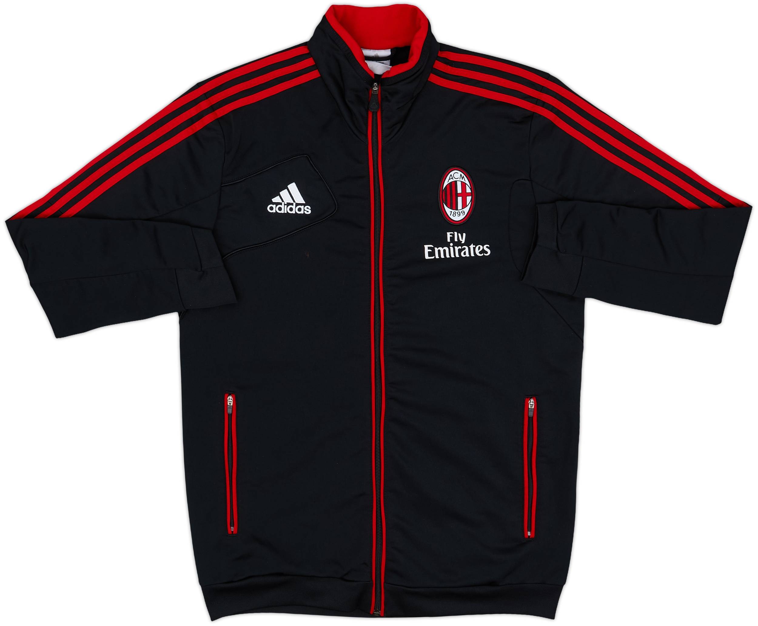 2012-13 AC Milan adidas Track Jacket - 9/10 - (M)