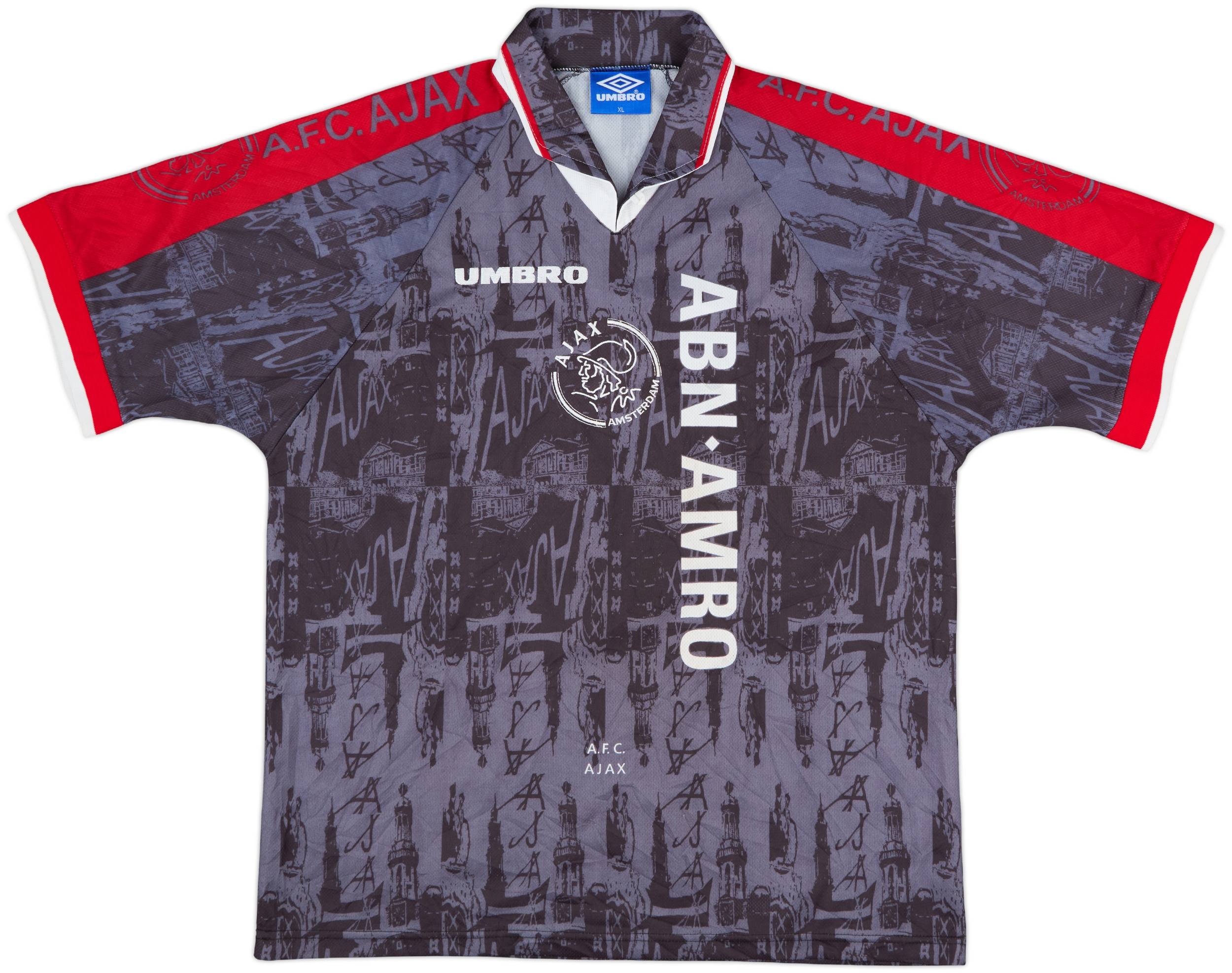 1996-97 Ajax Away Shirt Kluivert #9 - 8/10 - (XL)