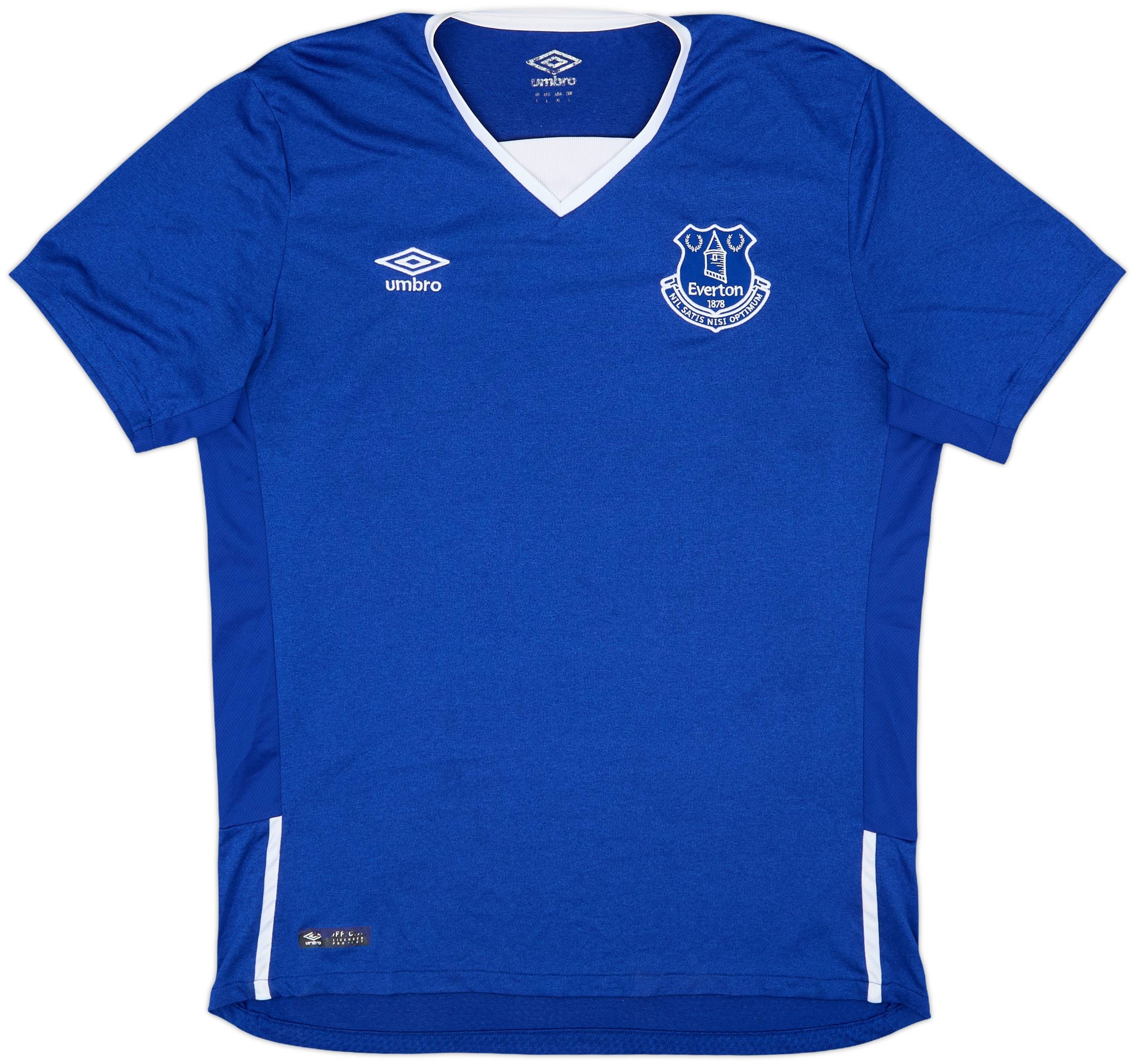 2015-16 Everton Home Shirt Lukaku #10 - 9/10 - (L)