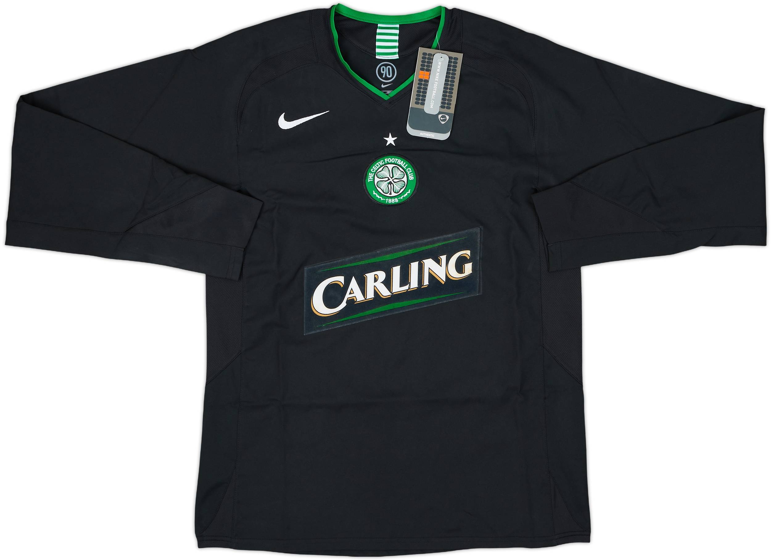 2005-07 Celtic Third L/S Shirt Nakamura #25 (S)