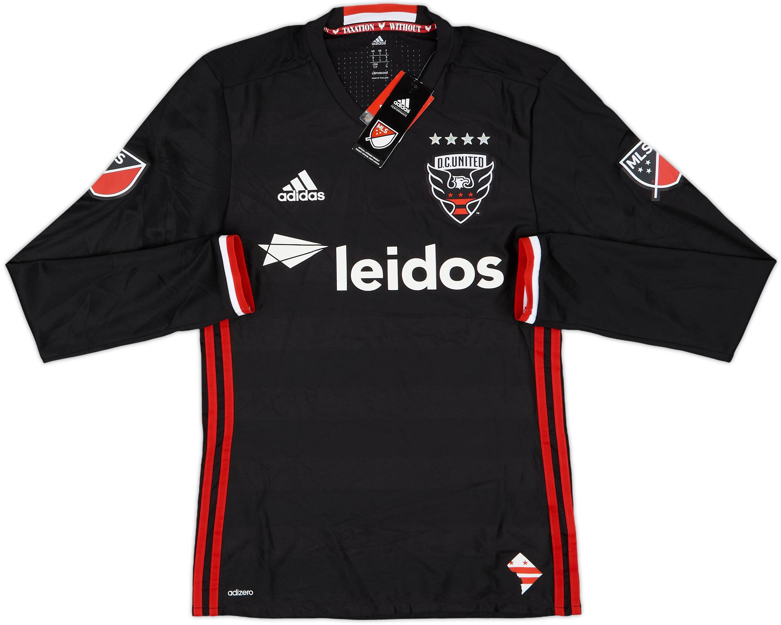 ビンテージ MLS DCユナイテッド ユニフォーム フットボール 2016 DC United Authentic Home L/S Shirt (S)