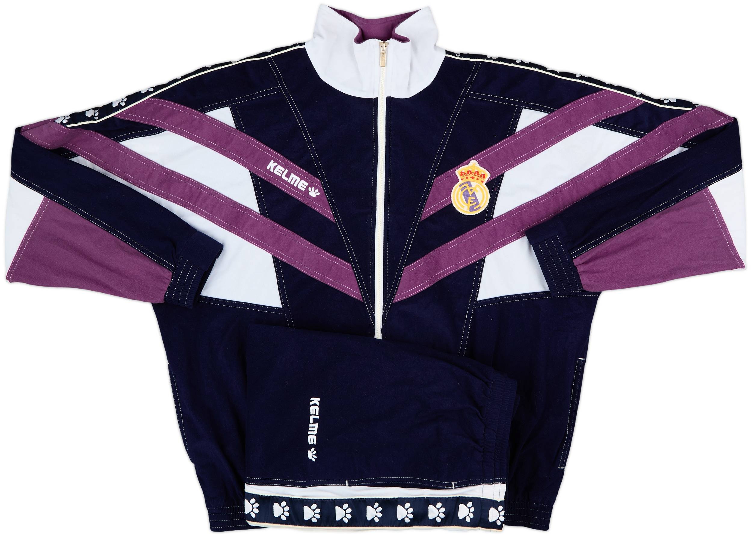1997-98 Real Madrid Kelme Tracksuit - 8/10 - (XL)