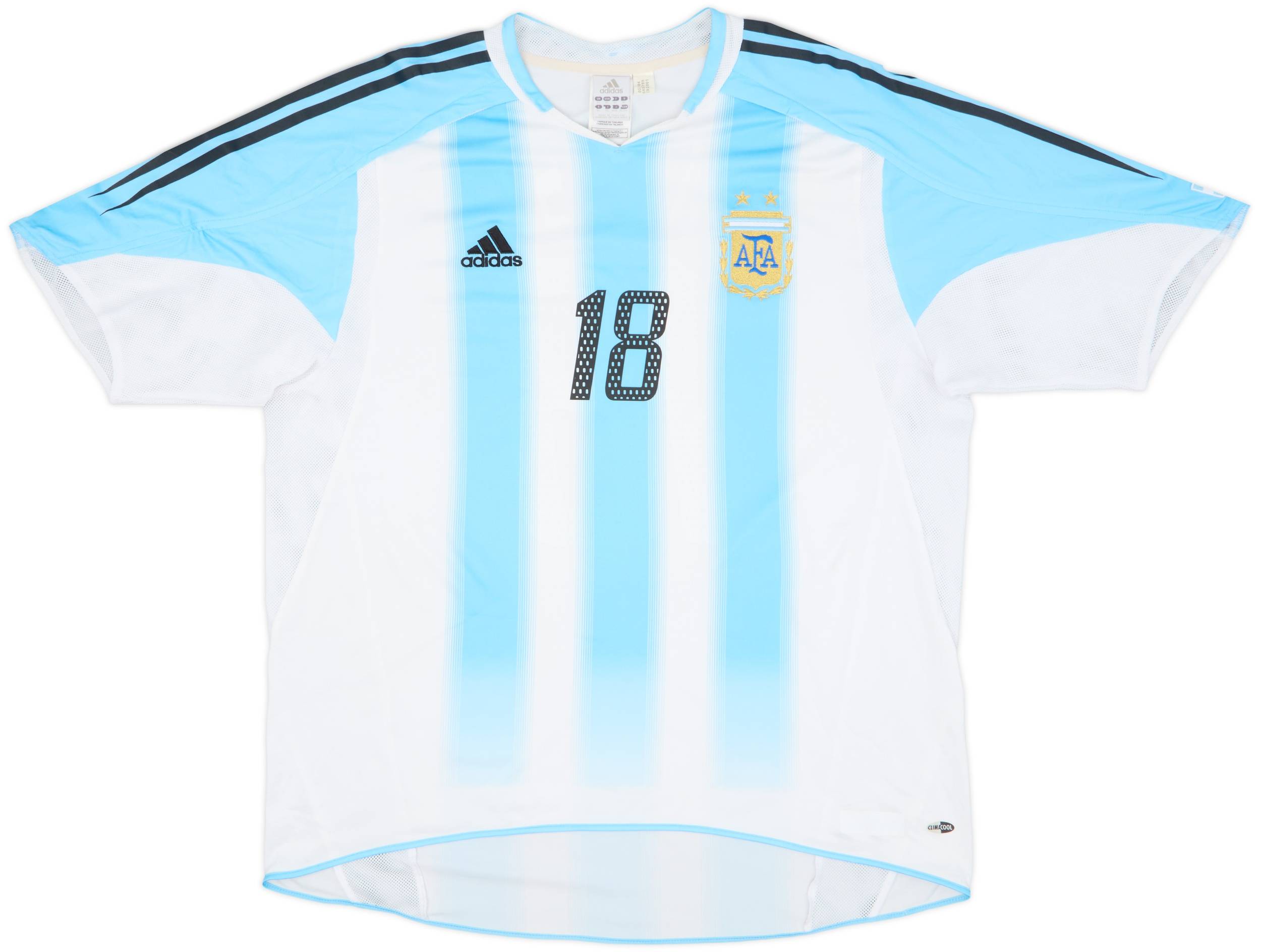 2004-05 Argentina Home Shirt Messi #18 - 8/10 - (XL)
