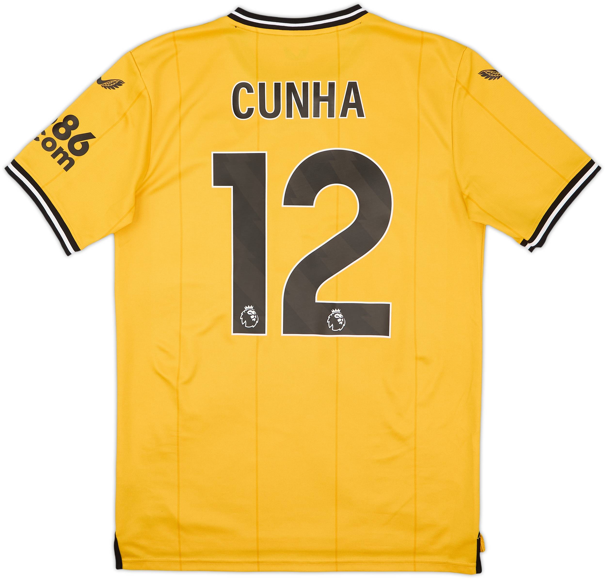 2023-24 Wolves Home Shirt Cunha #12 - 7/10 - (M)