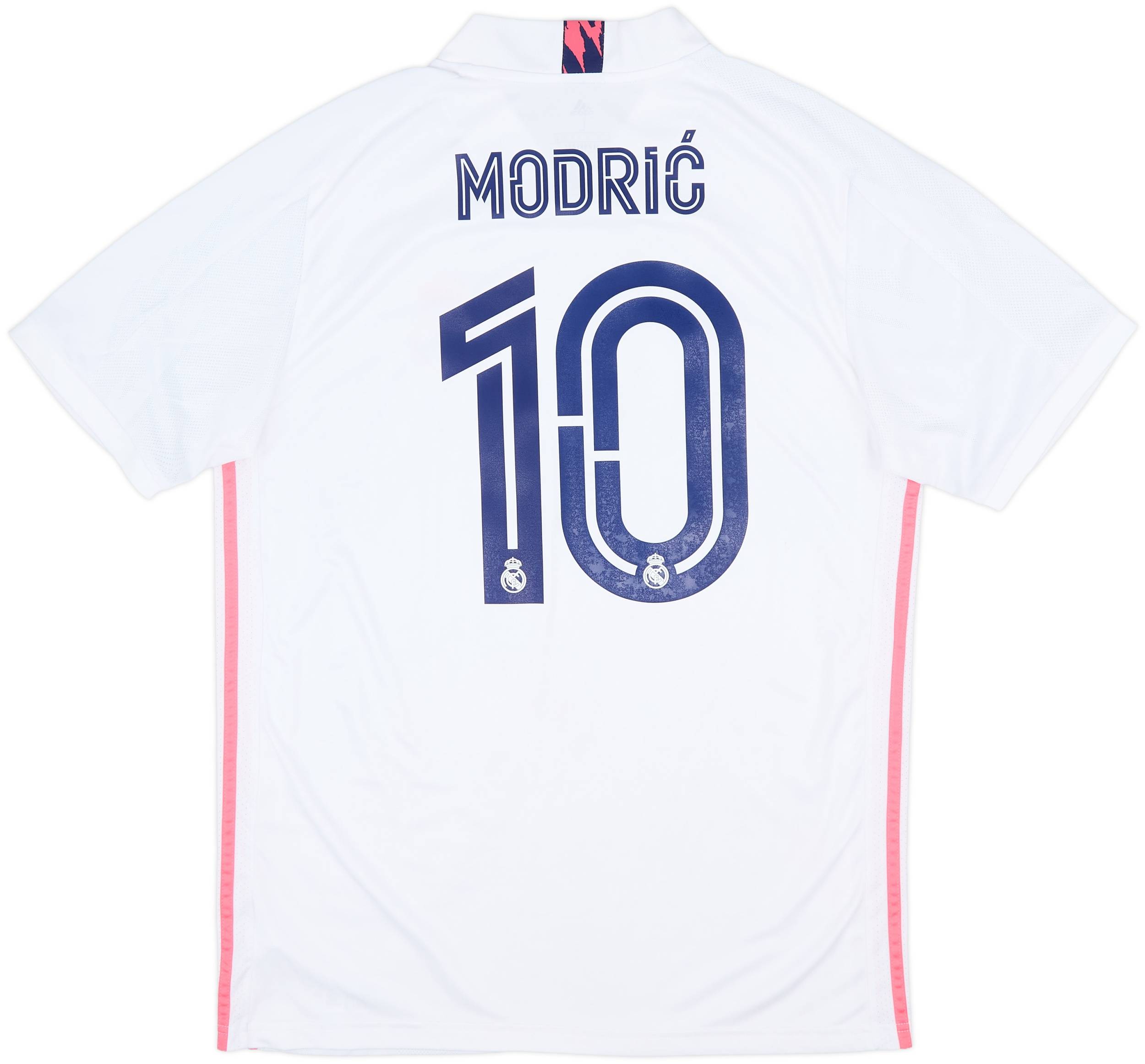 2020-21 Real Madrid Home Shirt Modric #10 - 8/10 - (L)