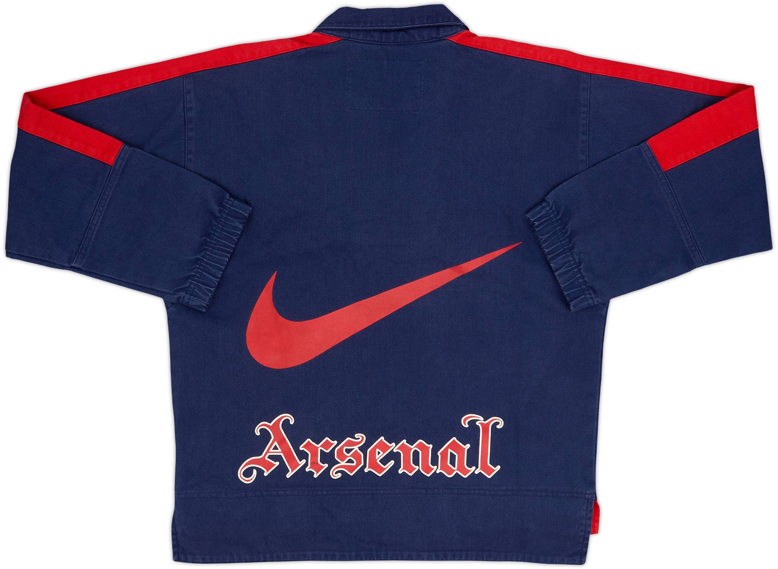 アーセナル　NIKE　トレーニングシャツ1994-96 1994-96 Arsenal Nike Drill Top - 8/10 - (L)