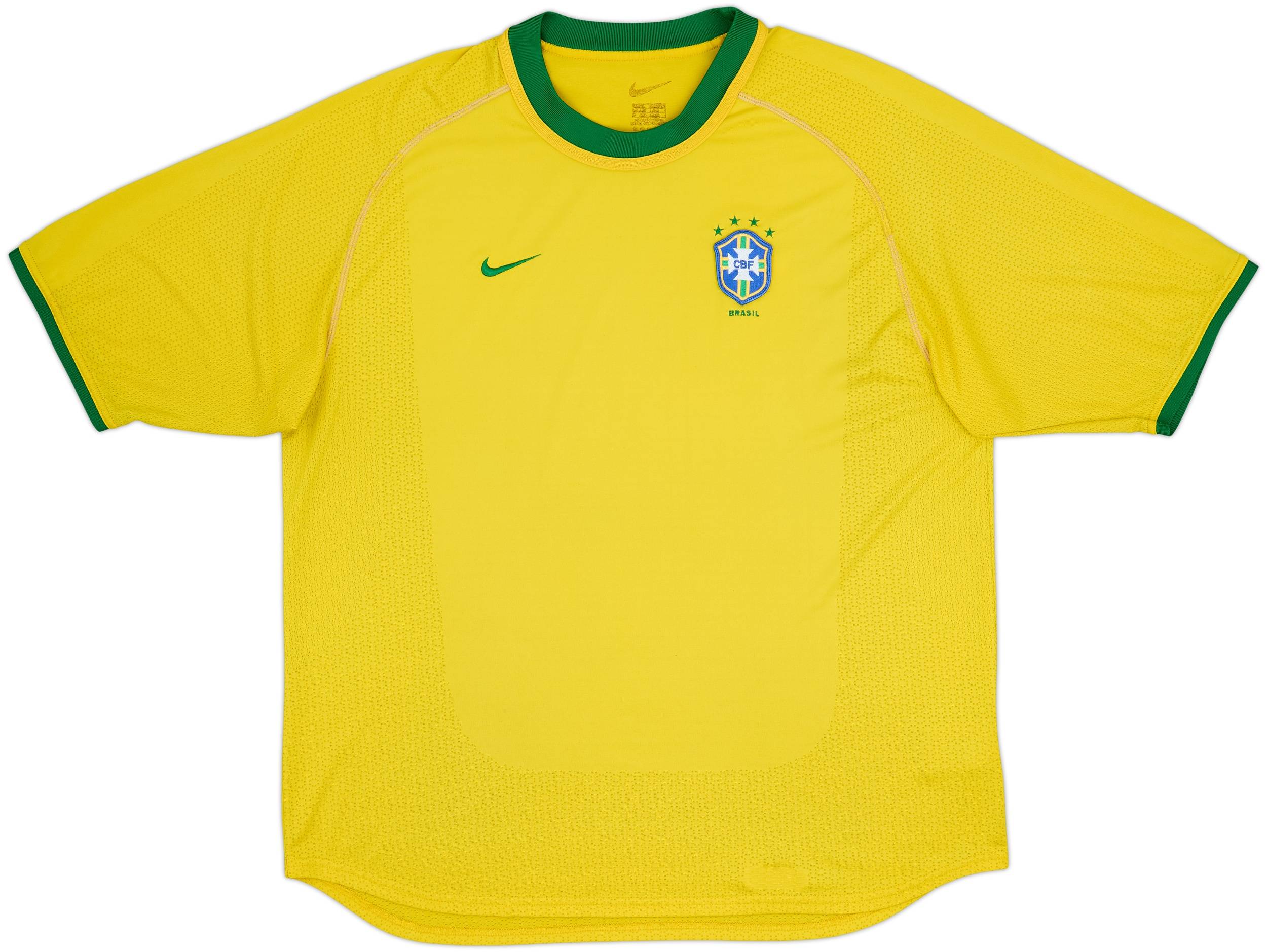 2000-02 Brazil Home Shirt - 5/10 - (XL)