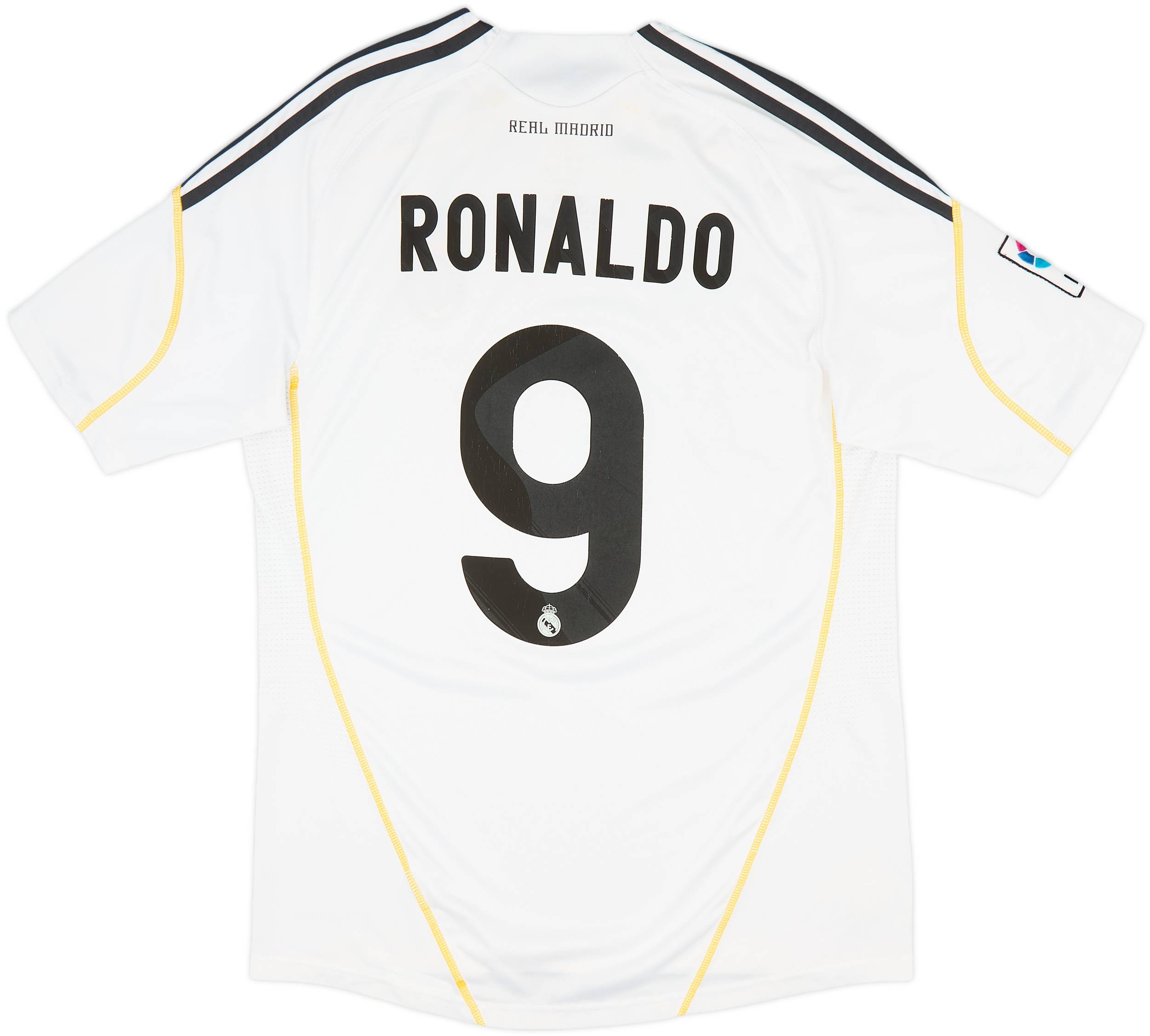 2009-10 Real Madrid Home Shirt Ronaldo #9 - 5/10 - (M)