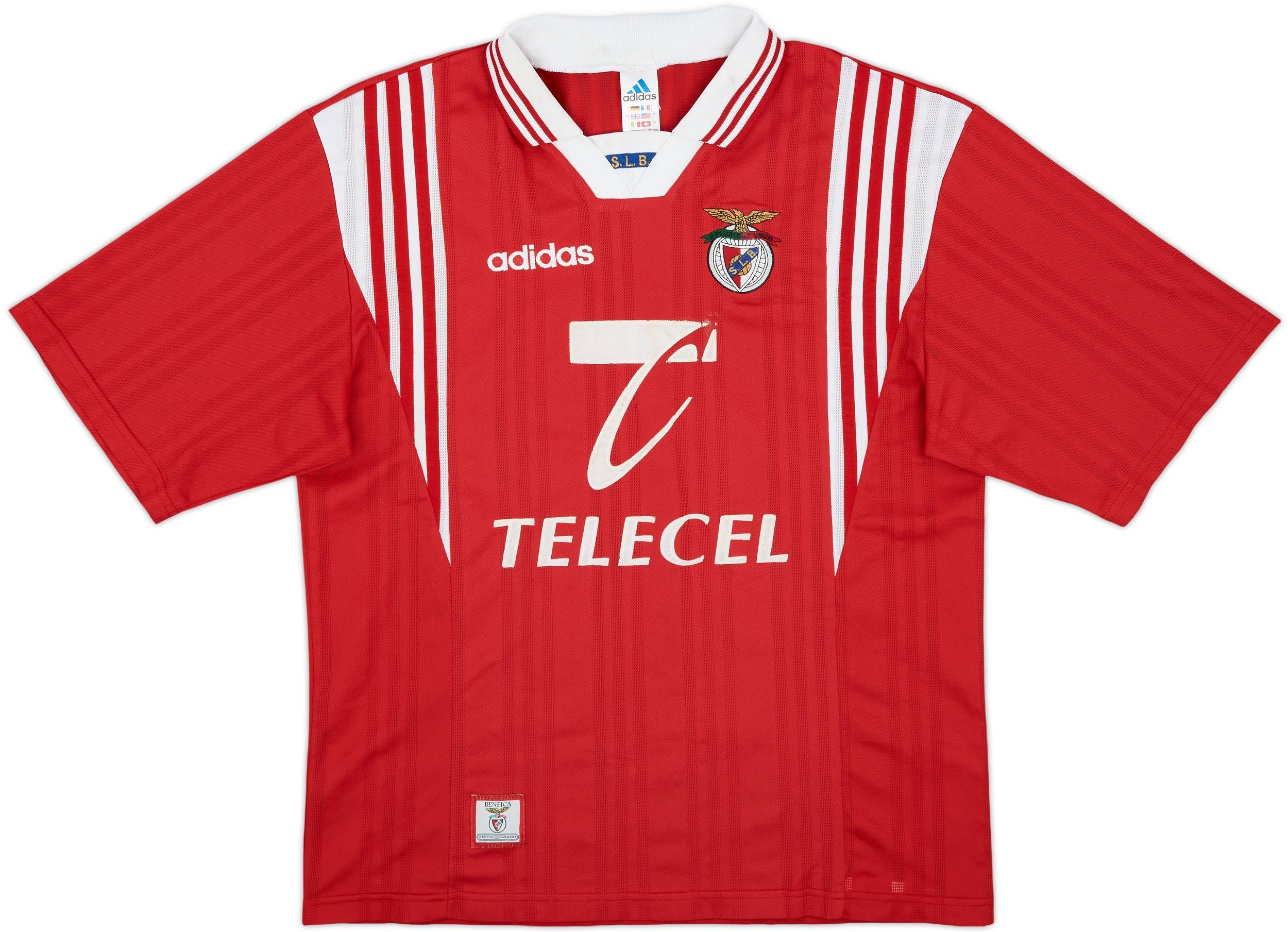 1997-98 Benfica Home Shirt - 5/10 - (L)