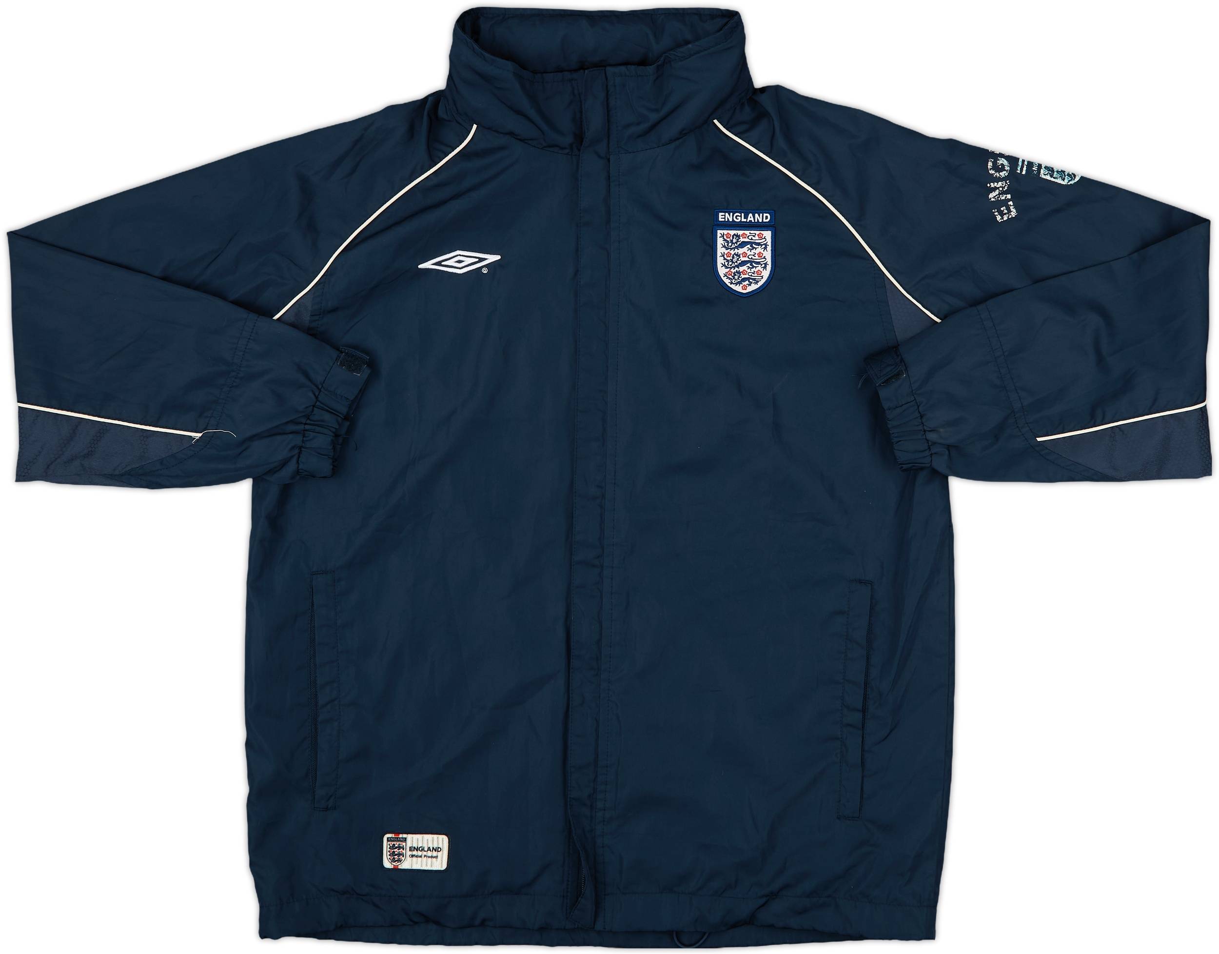 2004-06 England Umbro Hooded Rain Jacket - 6/10 - (XL.Boys)