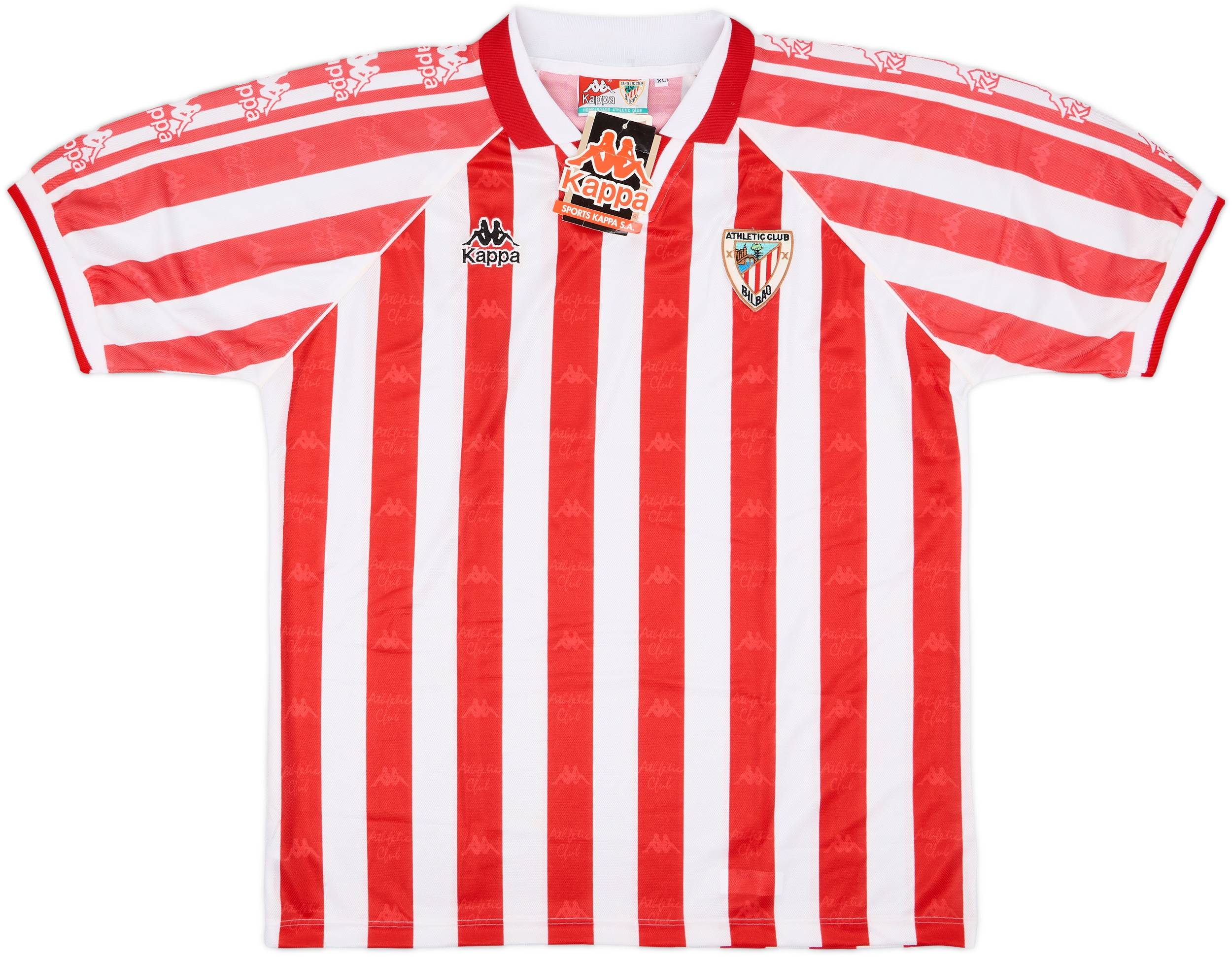 Kappa Athletic Club Bilbao ユニホーム 1995-97 Athletic Bilbao Home Shirt (XL)