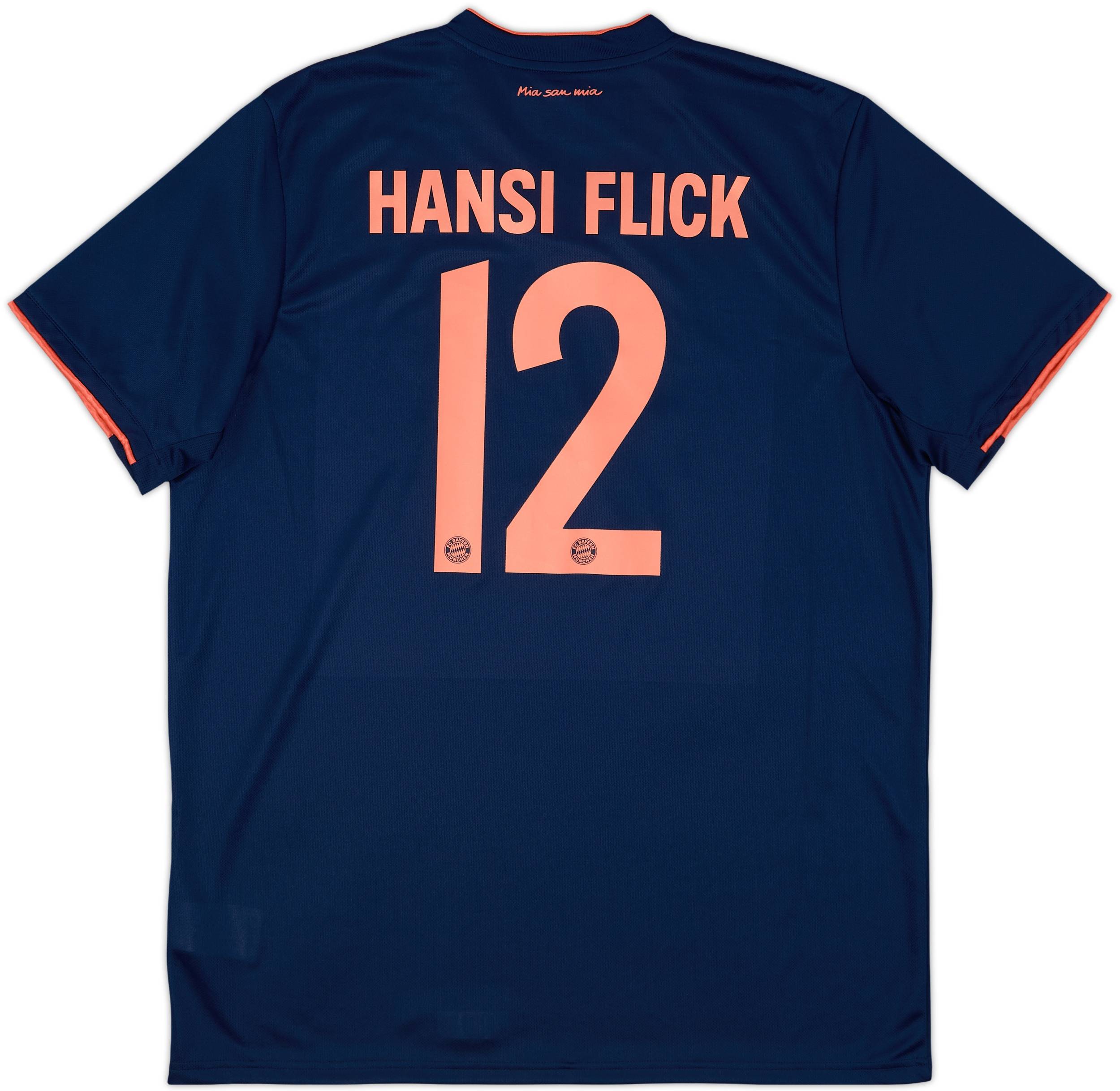 2019-20 Bayern Munich Third Shirt Hansi Flick #12 (XL)