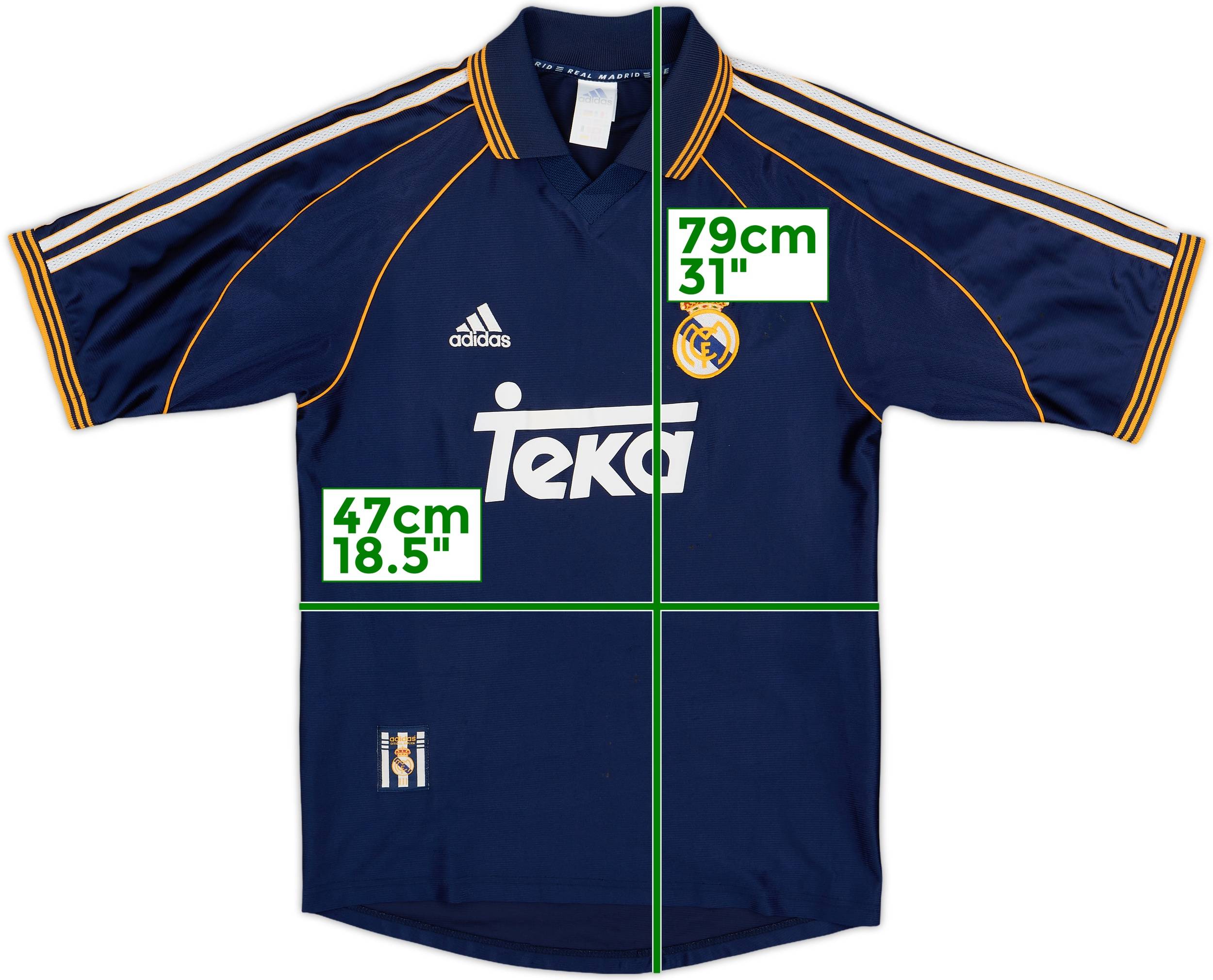 1998-99 Real Madrid Third Shirt Raul #7 - 6/10 - (S)