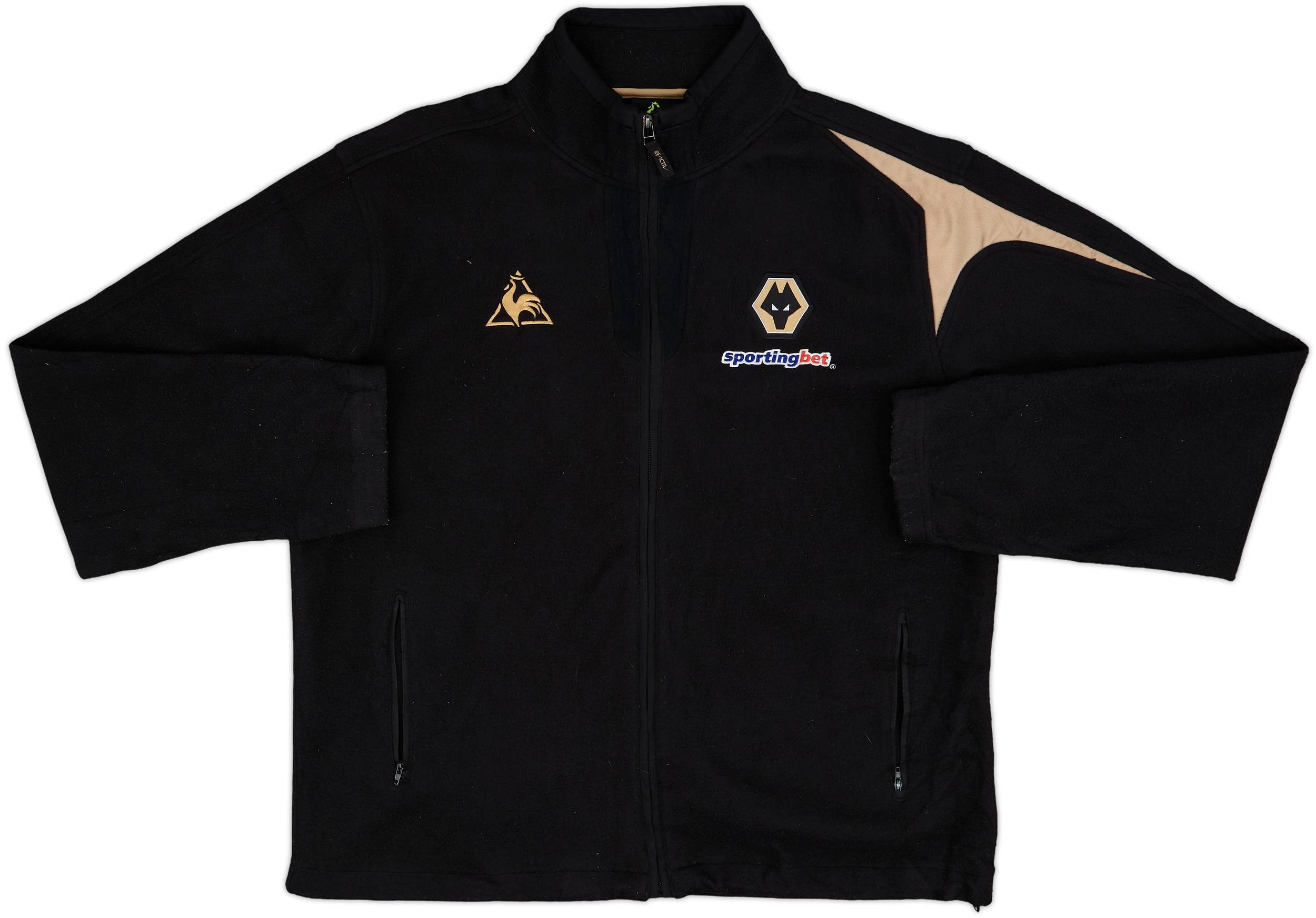 2009-10 Wolves Le Coq Sportif Fleece Track Jacket - 6/10 - (XL)