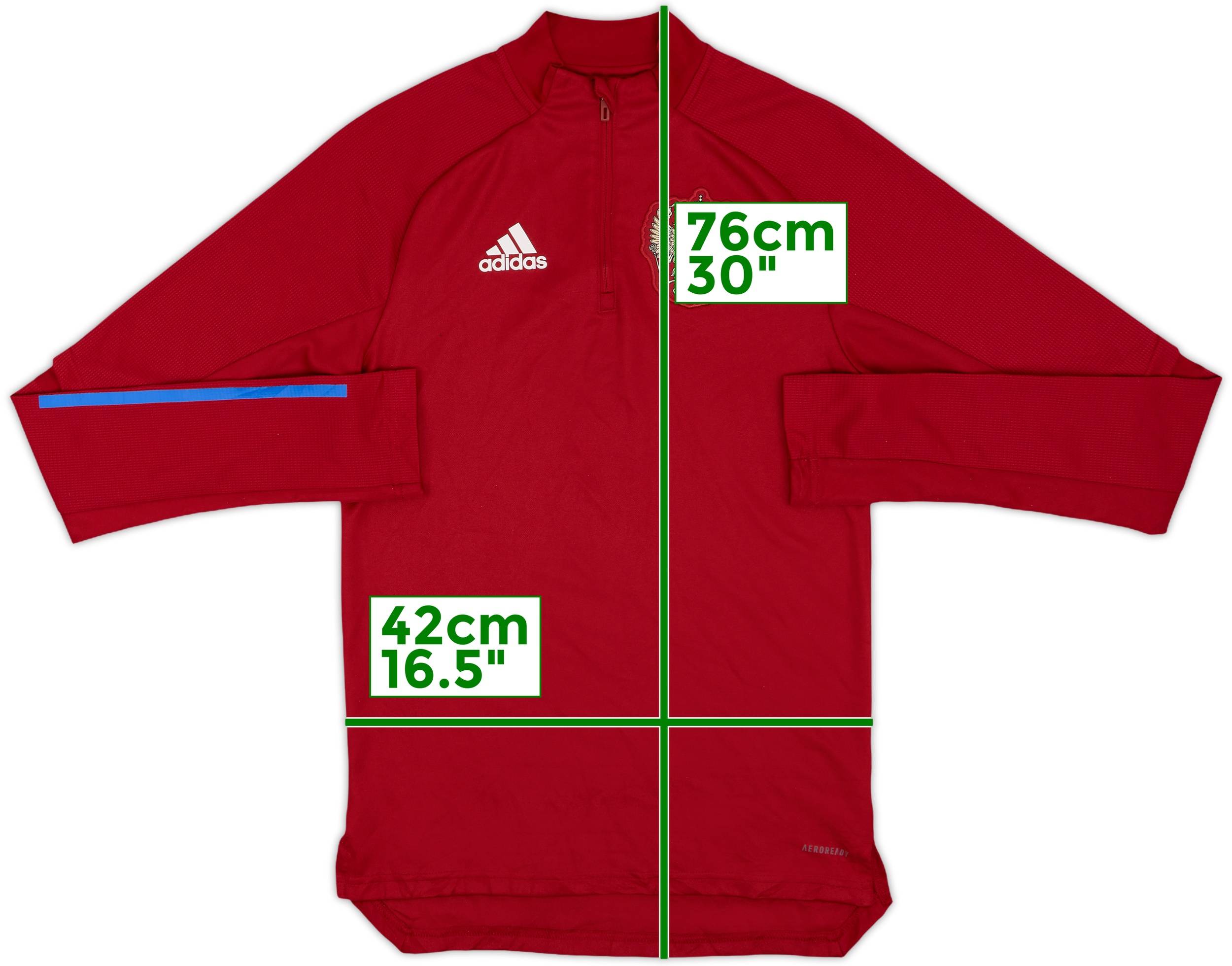 2018-20 Russia adidas 1/4 Zip Training Top - 8/10 - (XS)