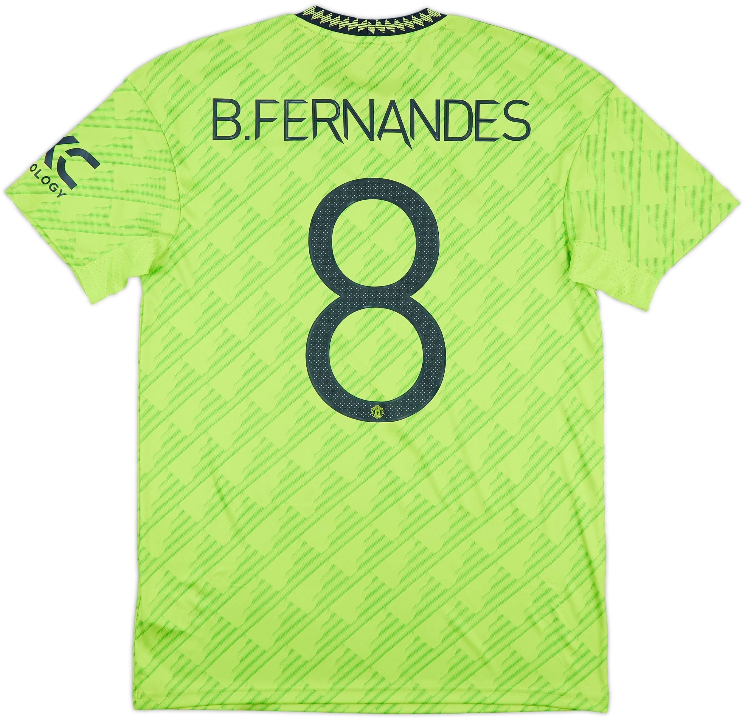 2022-23 Manchester United Third Shirt B.Fernandes #8 - 9/10 - (M)