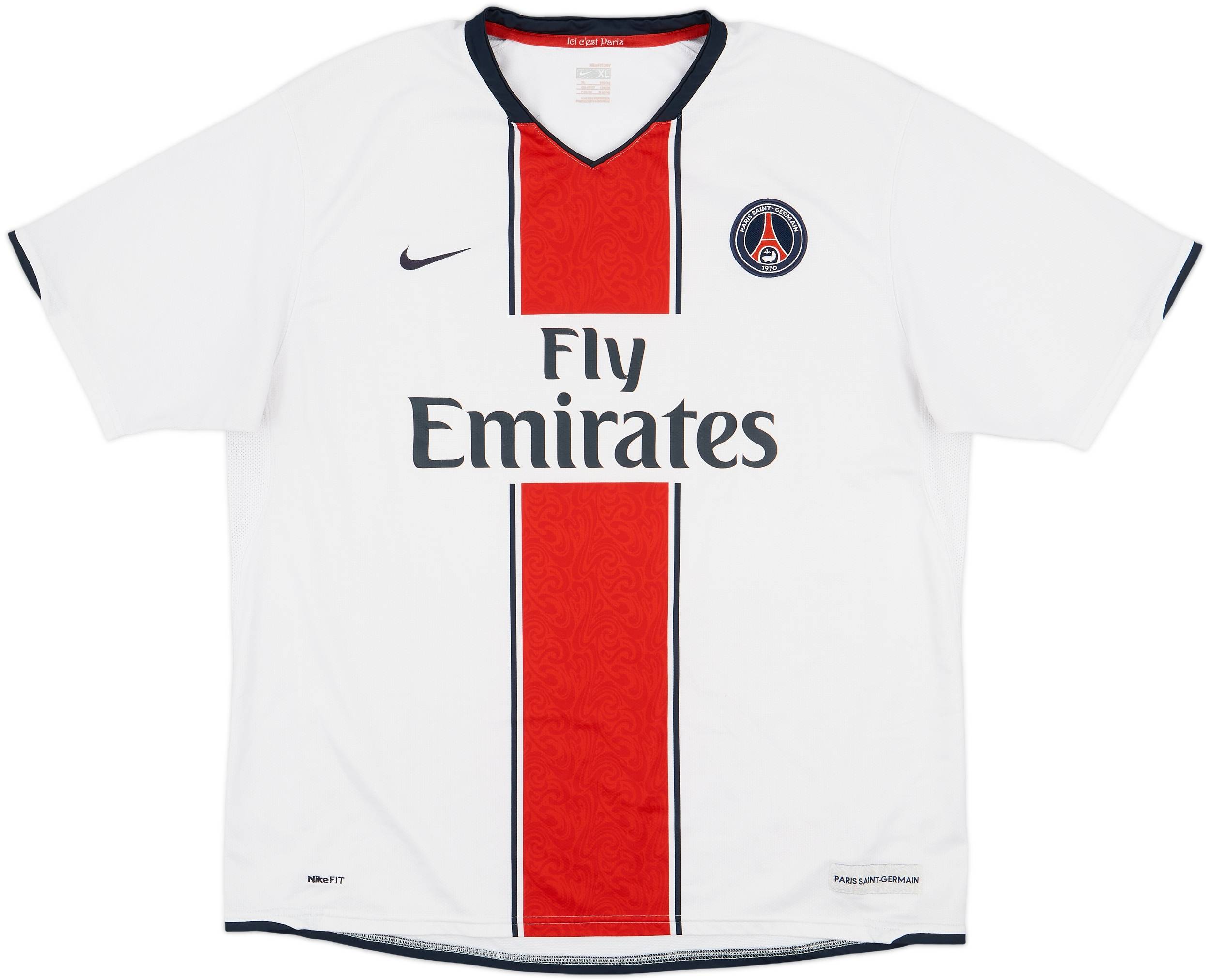 2007-08 Paris Saint-Germain Away Shirt - 7/10 - (XL)