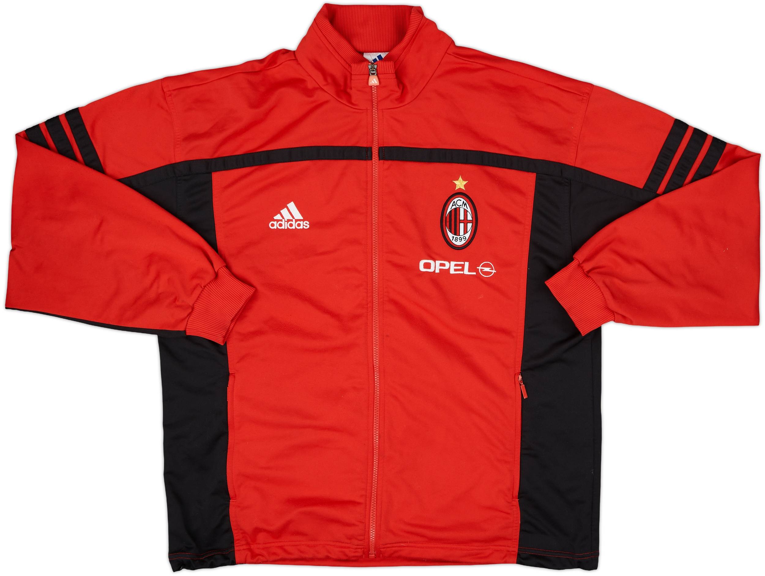 2000-01 AC Milan adidas Track Jacket - 7/10 - (XL)