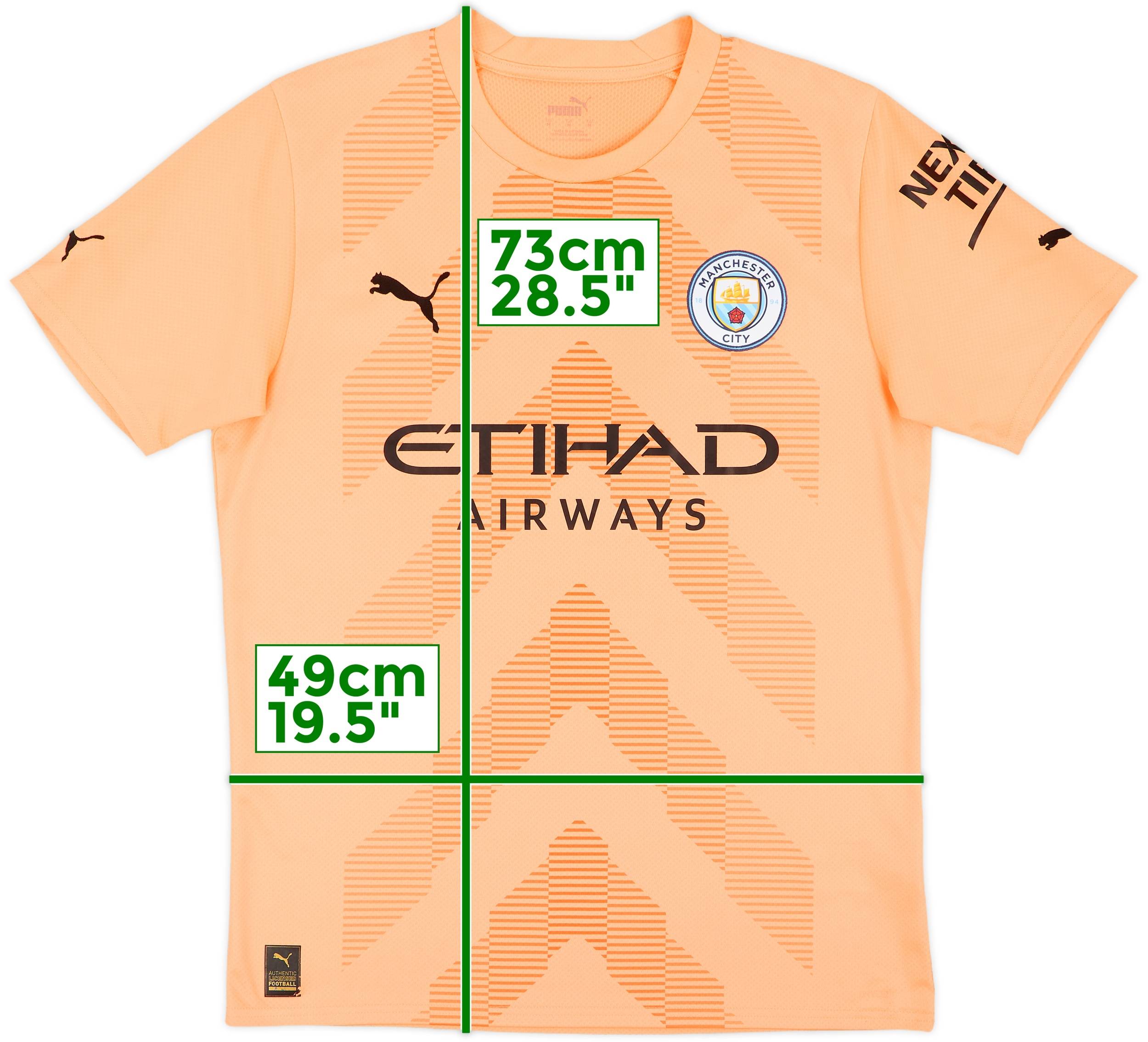 2022-23 Manchester City S/S GK Shirt - 10/10 - (M)