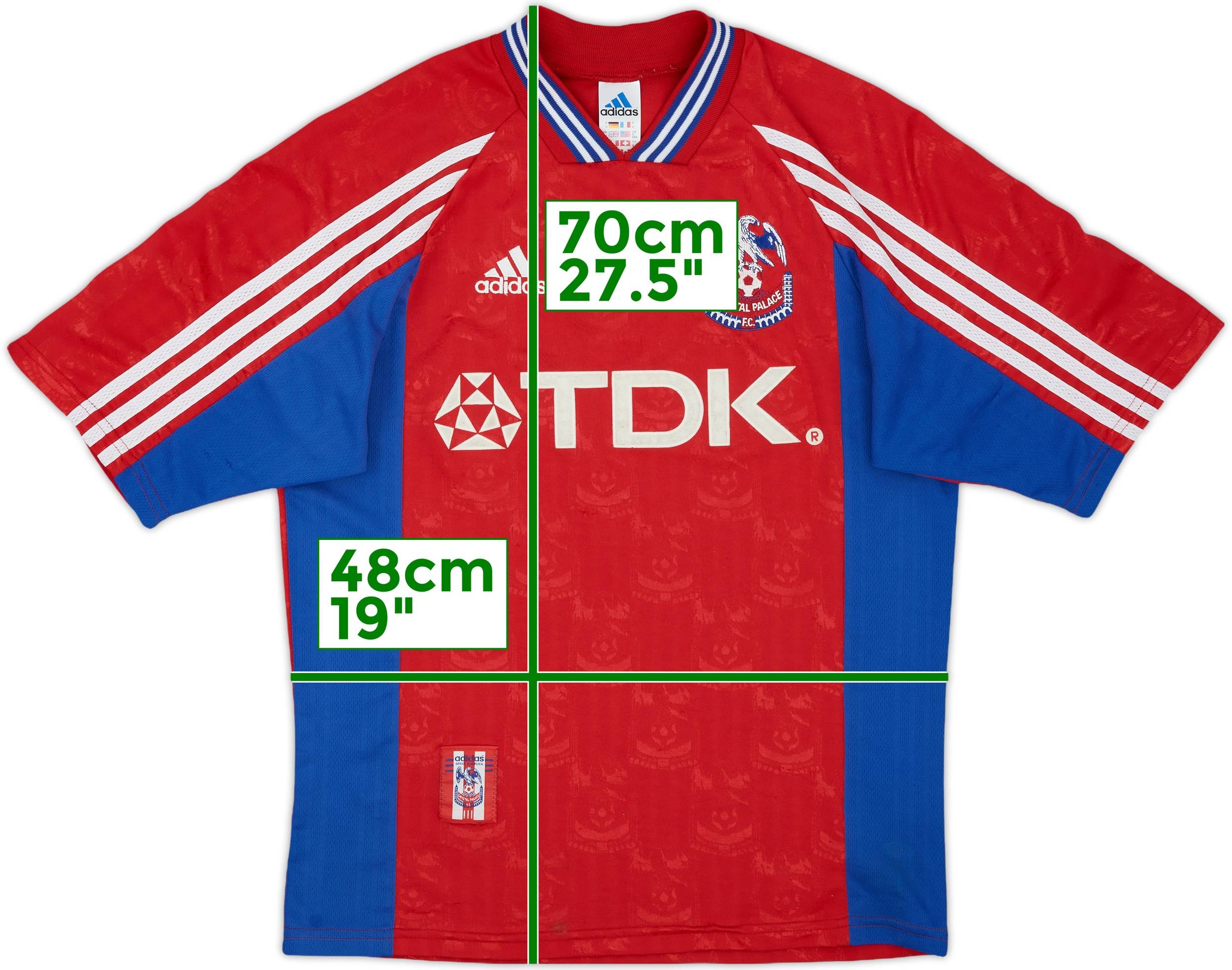 1998-99 Crystal Palace Home Shirt - 8/10 - (S)