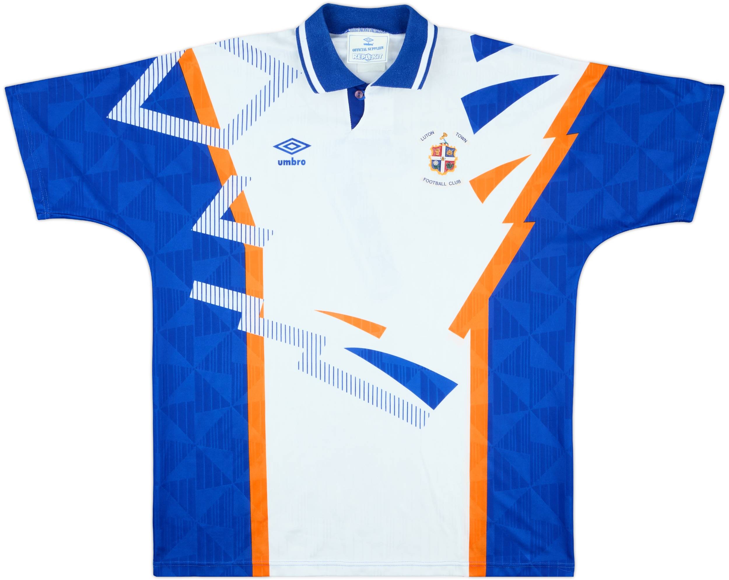 1991-92 Luton Town Home Shirt #7 - 6/10 - (XL)