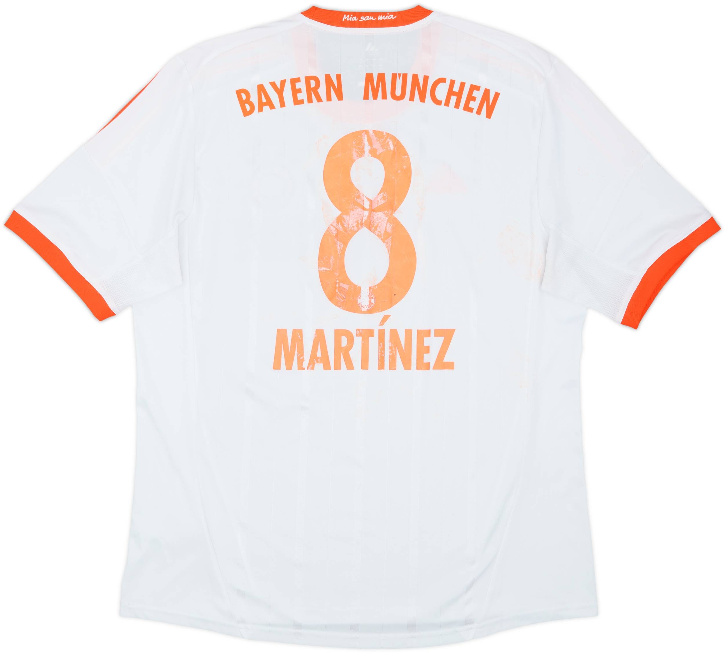 2012-13 Bayern Munich Away Shirt Martinez #8 - 4/10 - (XL)