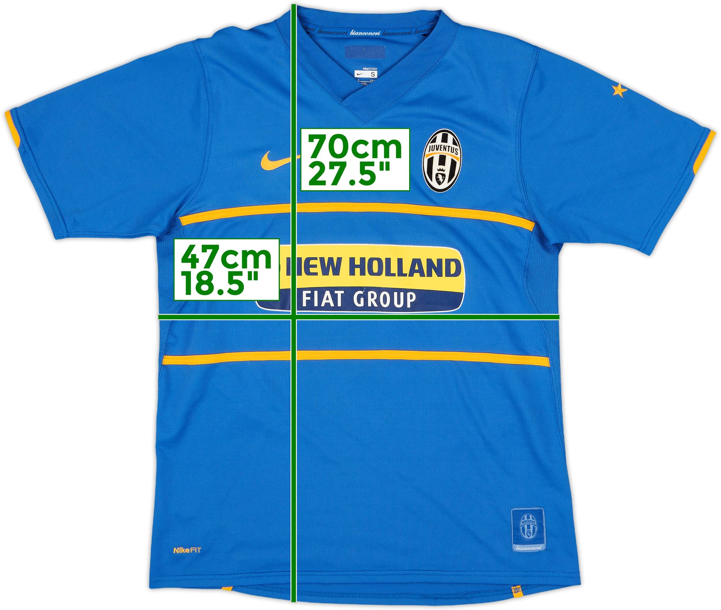 Juventus アウェイユニフォーム 2007-08 Juventus Away Shirt Iaquinta #9 - 7/10 - (S)