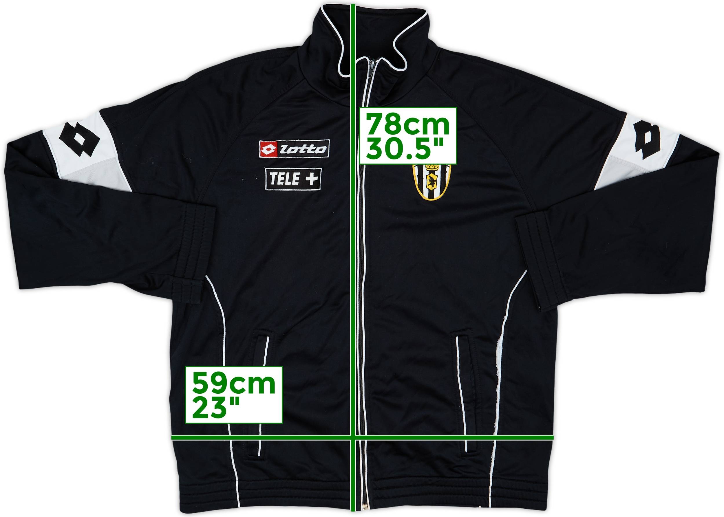 2000-01 Juventus Lotto Track Jacket - 8/10 - (L)
