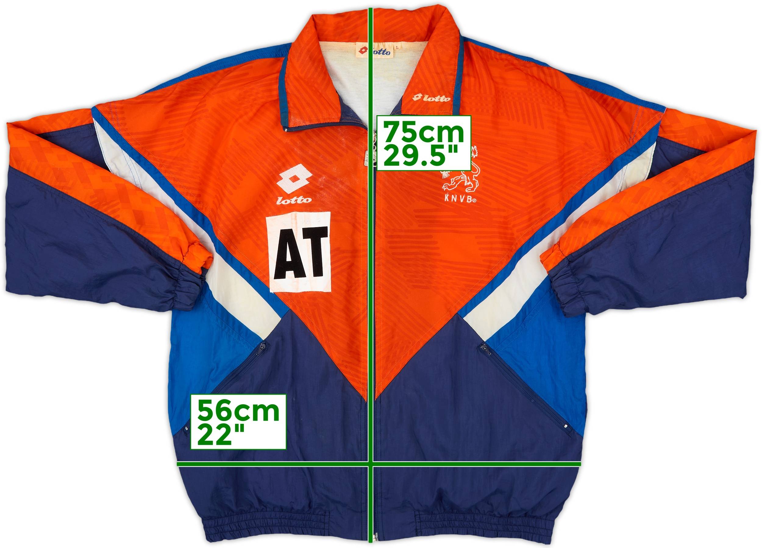 1992-94 Netherlands Lotto Track Jacket AT - 6/10 - (L)