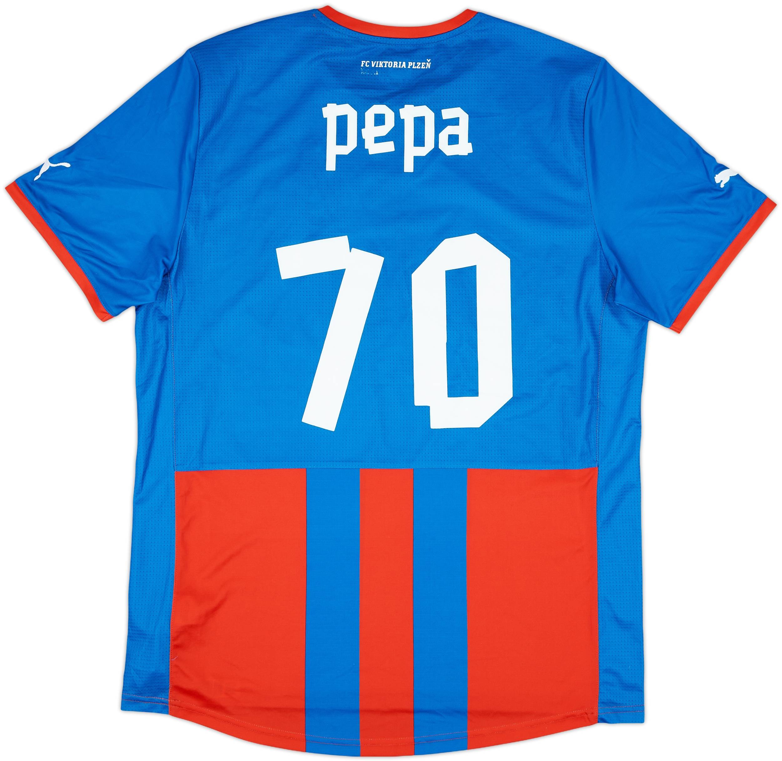 2011-12 FC Viktoria Plzen Home Shirt Pepa #70 - 8/10 - (XL)
