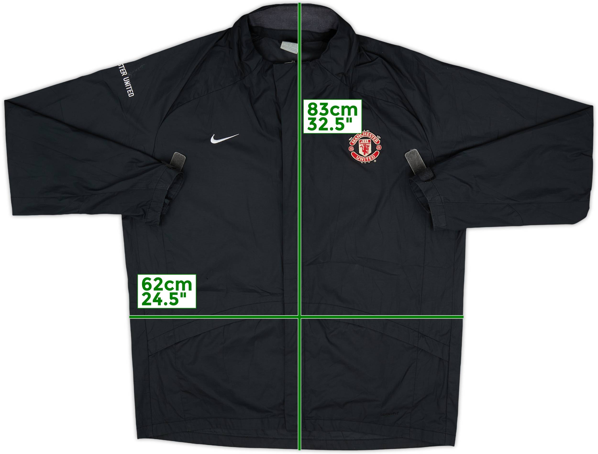 2005-06 Manchester United Nike Drill Top - 8/10 - (L)