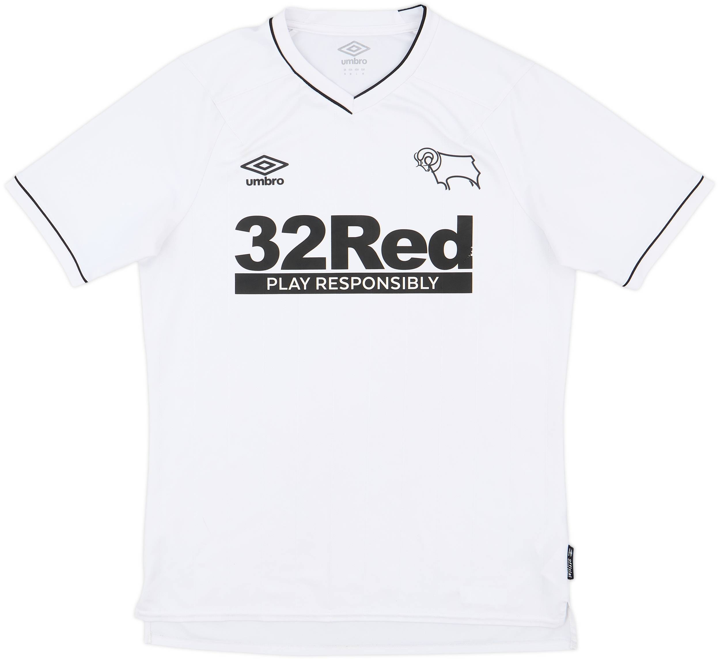 2020-21 Derby County Home Shirt Rooney #32 - 8/10 - (M)