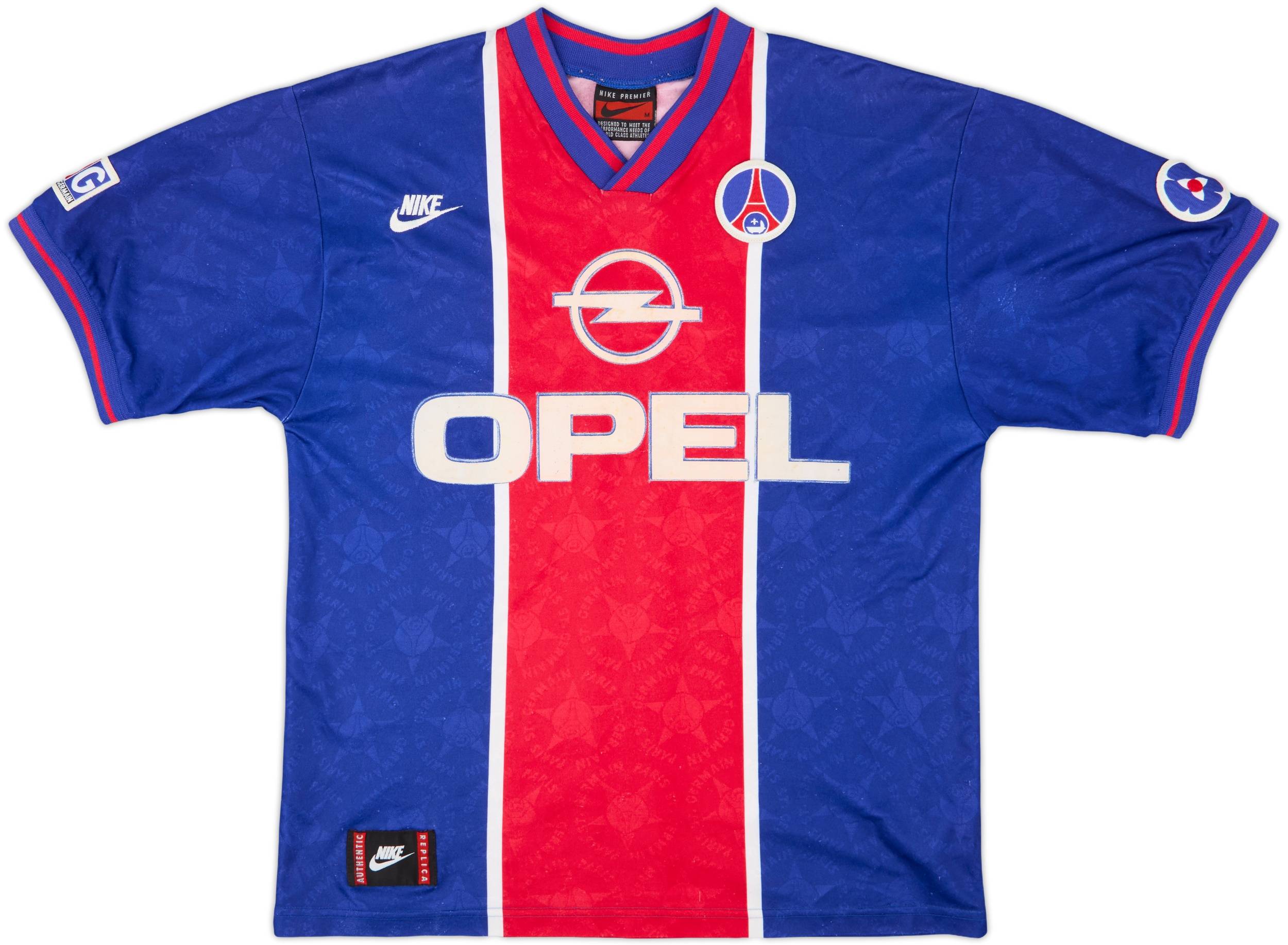 NIKE - NIKE 95-96 Paris Saint-Germain ユニフォーム 1995-96 Paris Saint-Germain Home Shirt - 7/10 - (M)