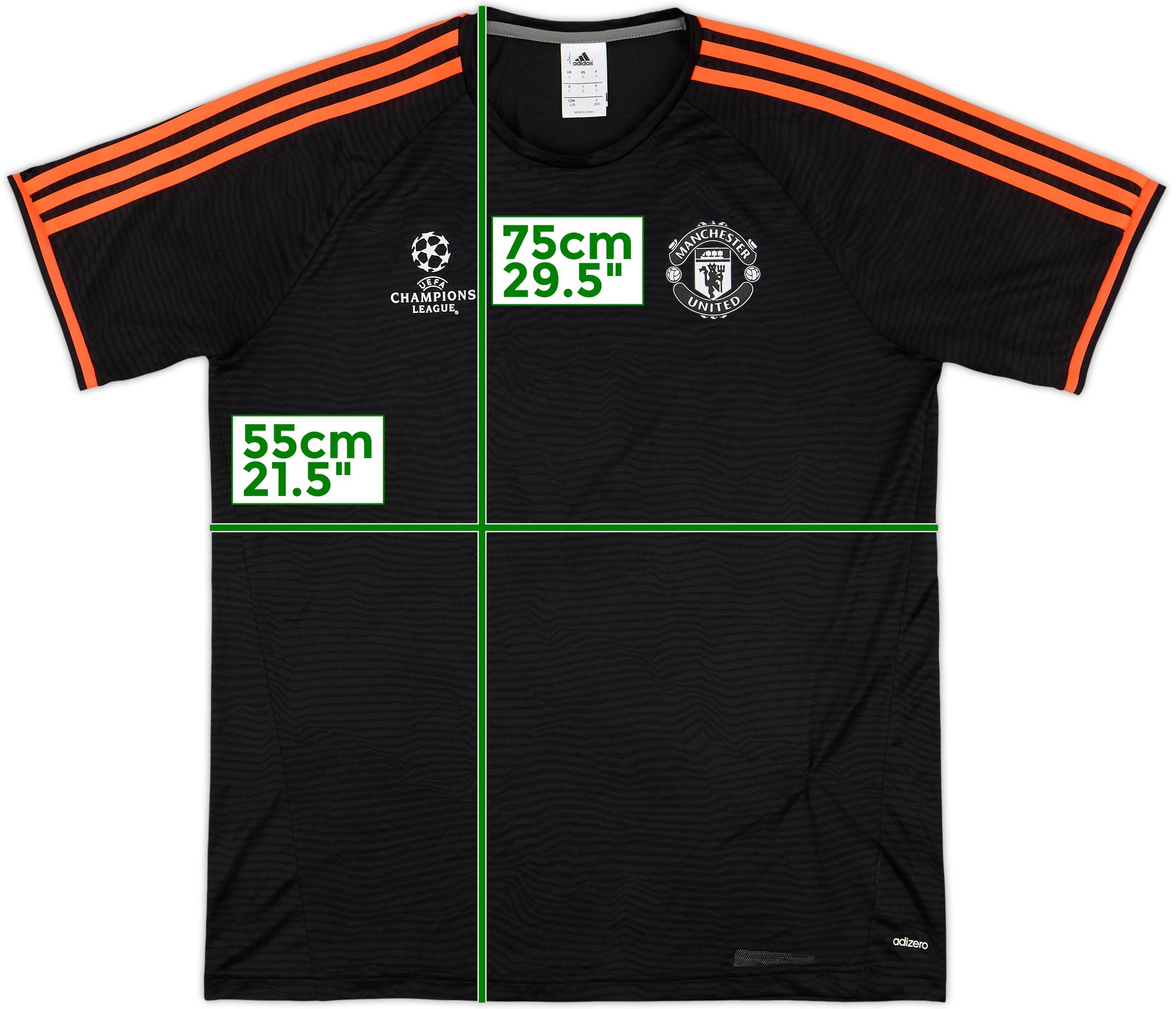 2015-16 Manchester United adidas CL Training Shirt - 8/10 - (L)