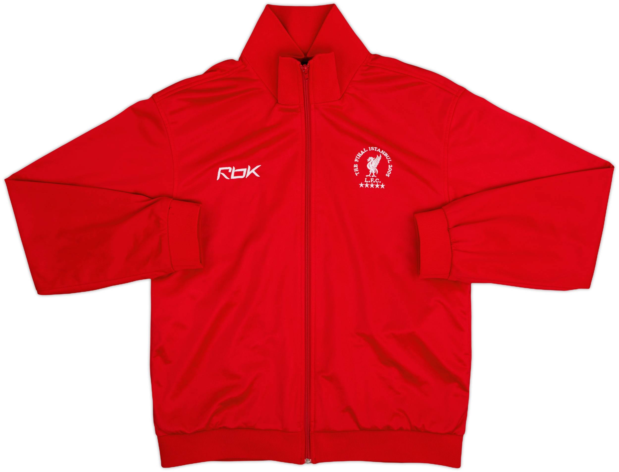 2005 Liverpool Reebok The Final Istanbul Track Jacket - 9/10 - (L)