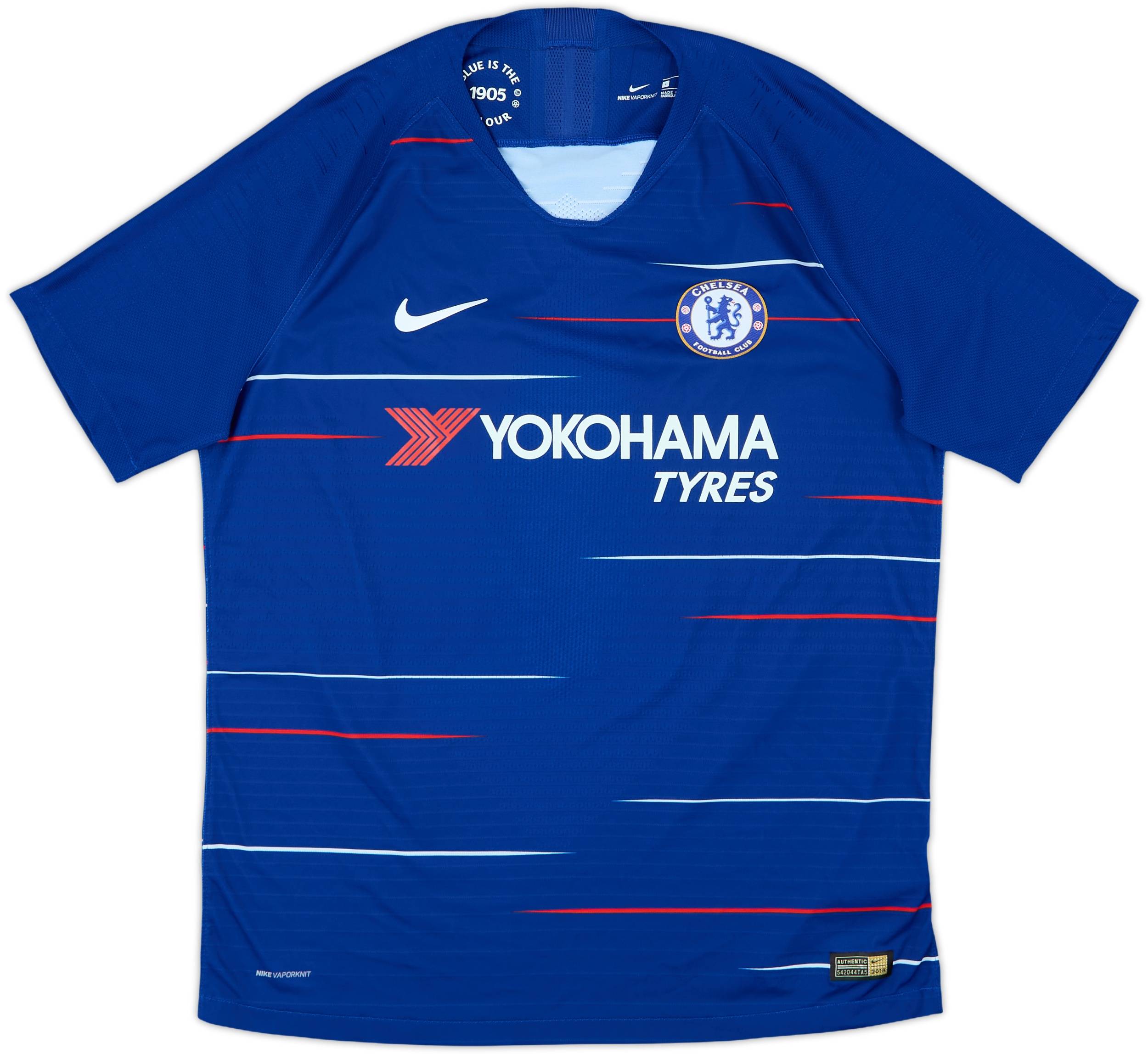 【希少】チェルシー 18-19シーズンKANTÉ 7番 ホームシャツ 030625552615-