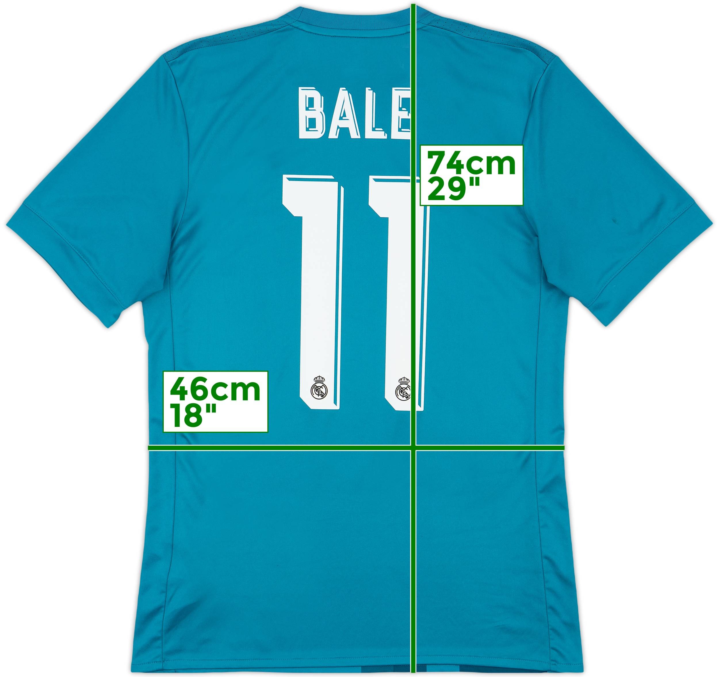 2017-18 Real Madrid Third Shirt Bale #11 - 9/10 - (S)